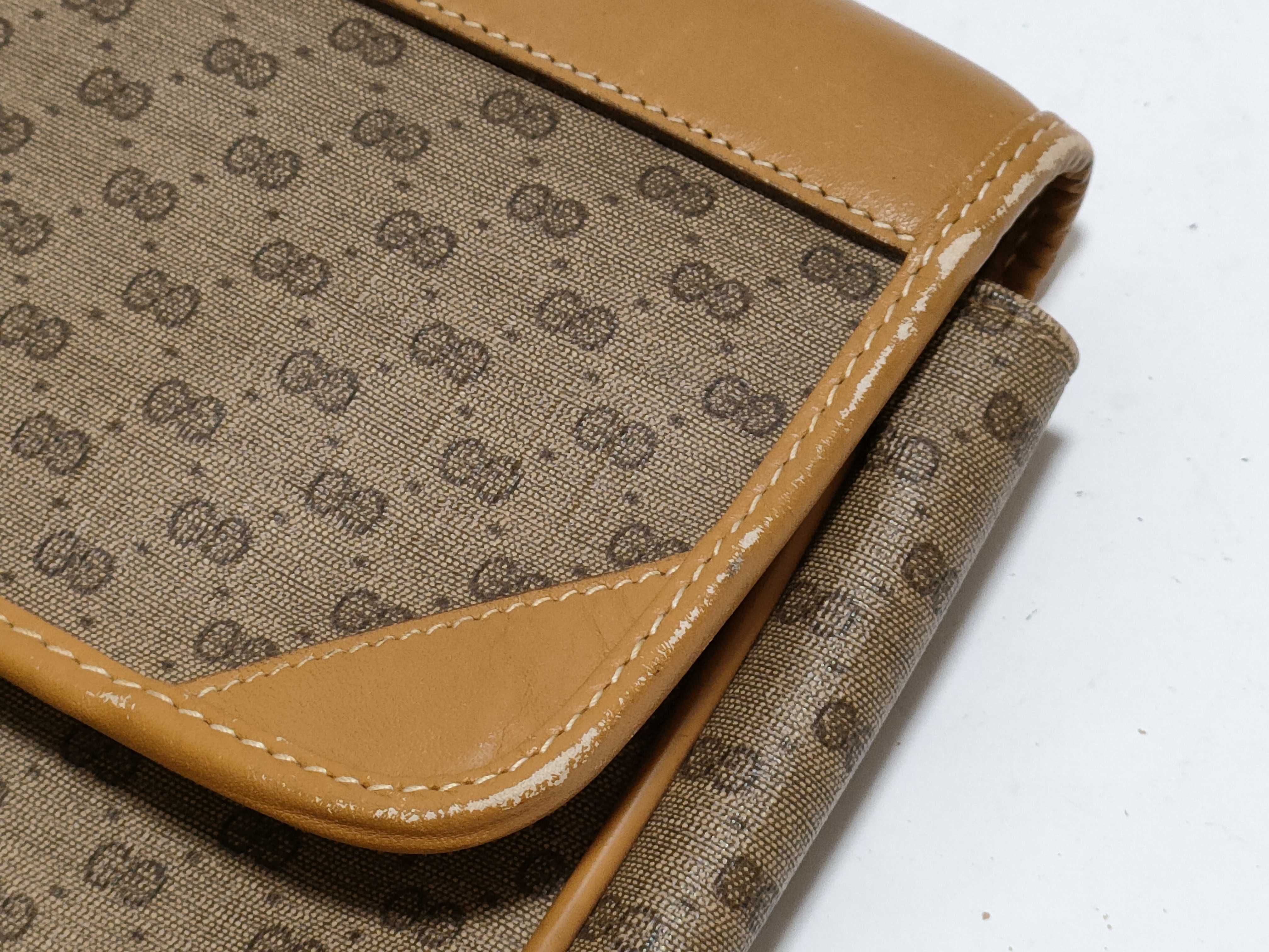 【水曜終了】(10223_0133)GUCCI GG ヴィンテージ・ビジネスバッグ/セカンドバッグ/ダンヒル/エトロ*4点 ビジネスバッグ