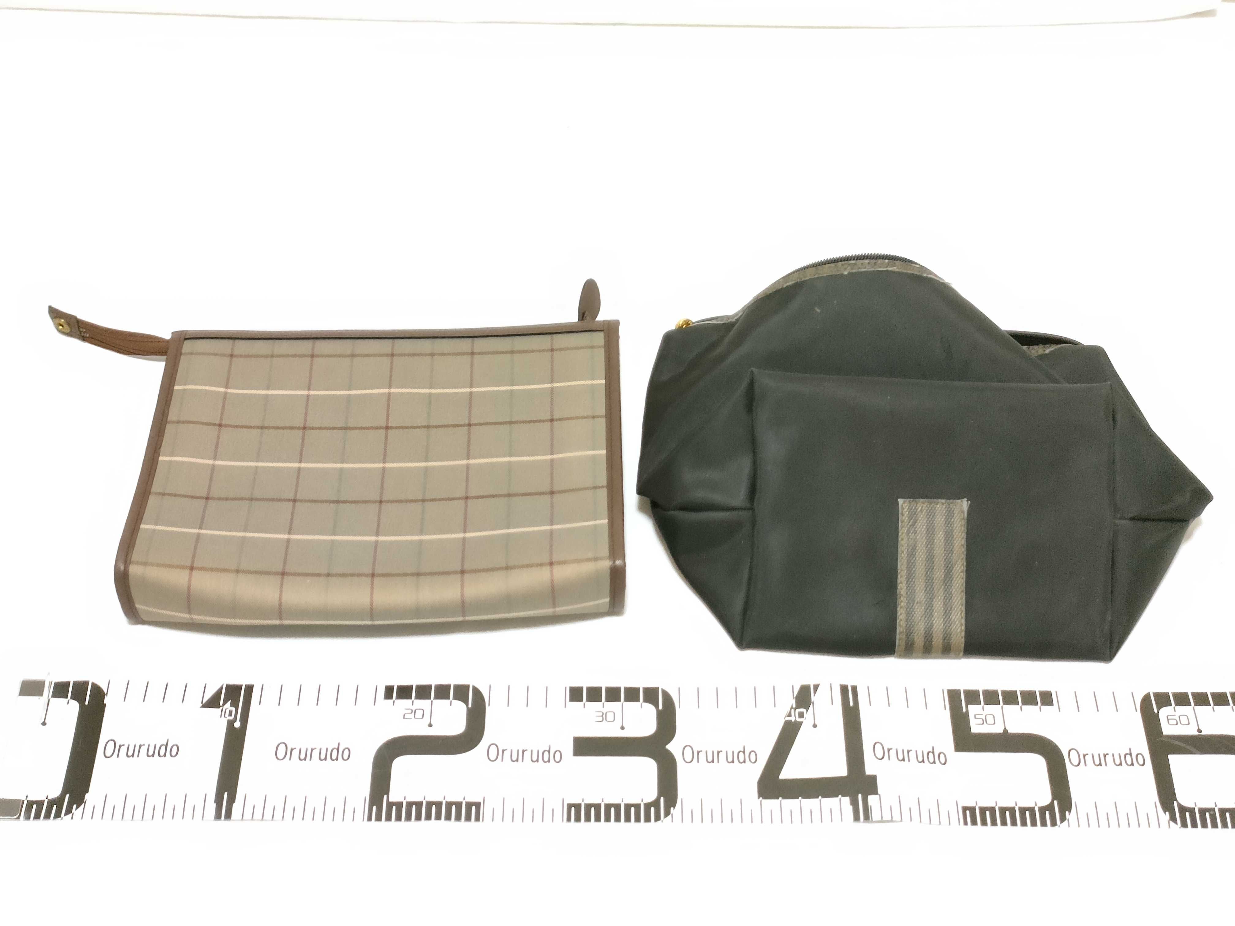 【水曜終了】(10223_0303)FENDI フェンディ/バーバリーズ/コーチ ミニハンドバッグ等 3点 クラッチバッグ