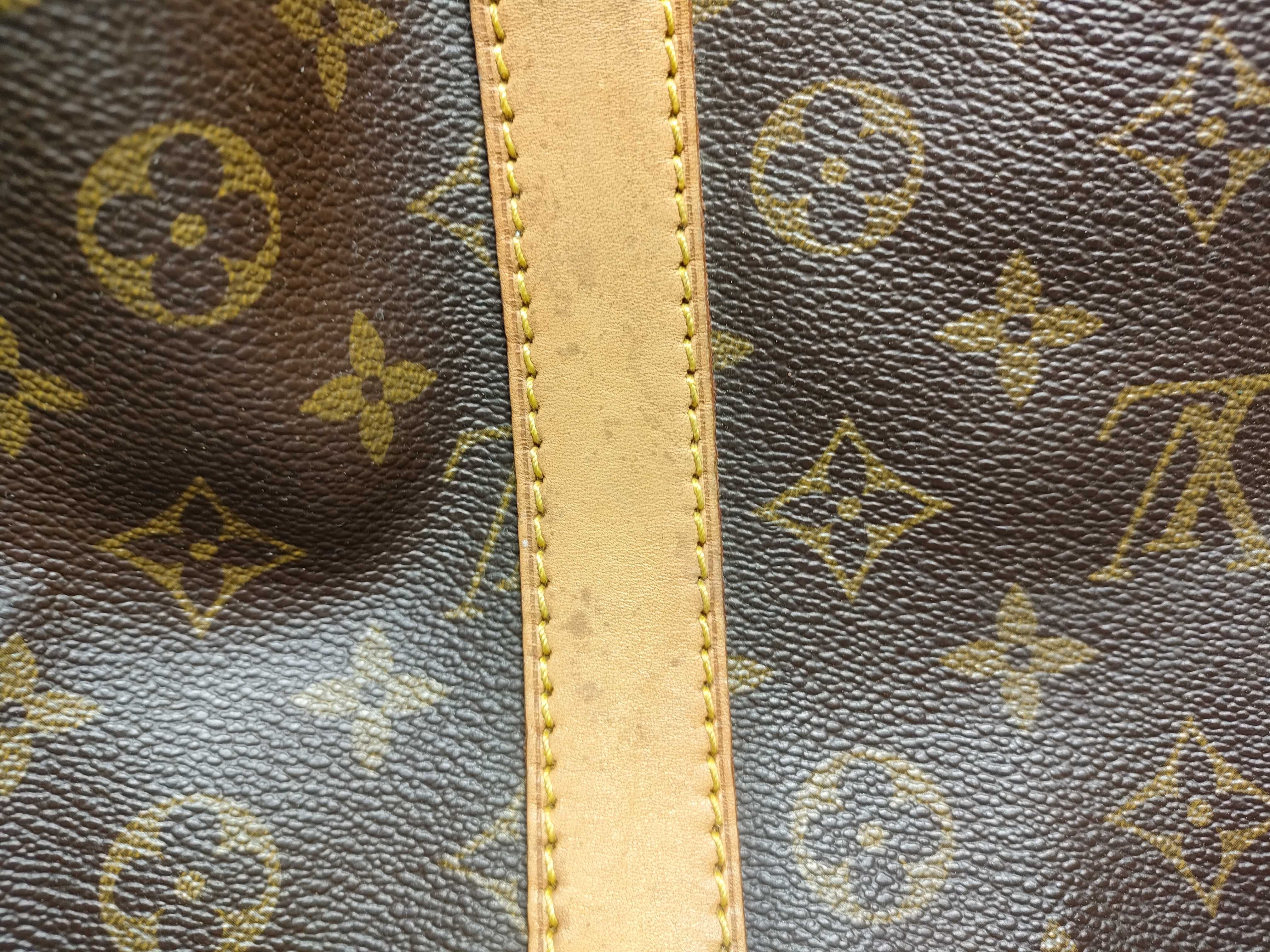 【水曜終了】(10229_0030)LOUIS VUITTON モノグラム M41424 キーポル55 ネーム入り ボストンバッグ
