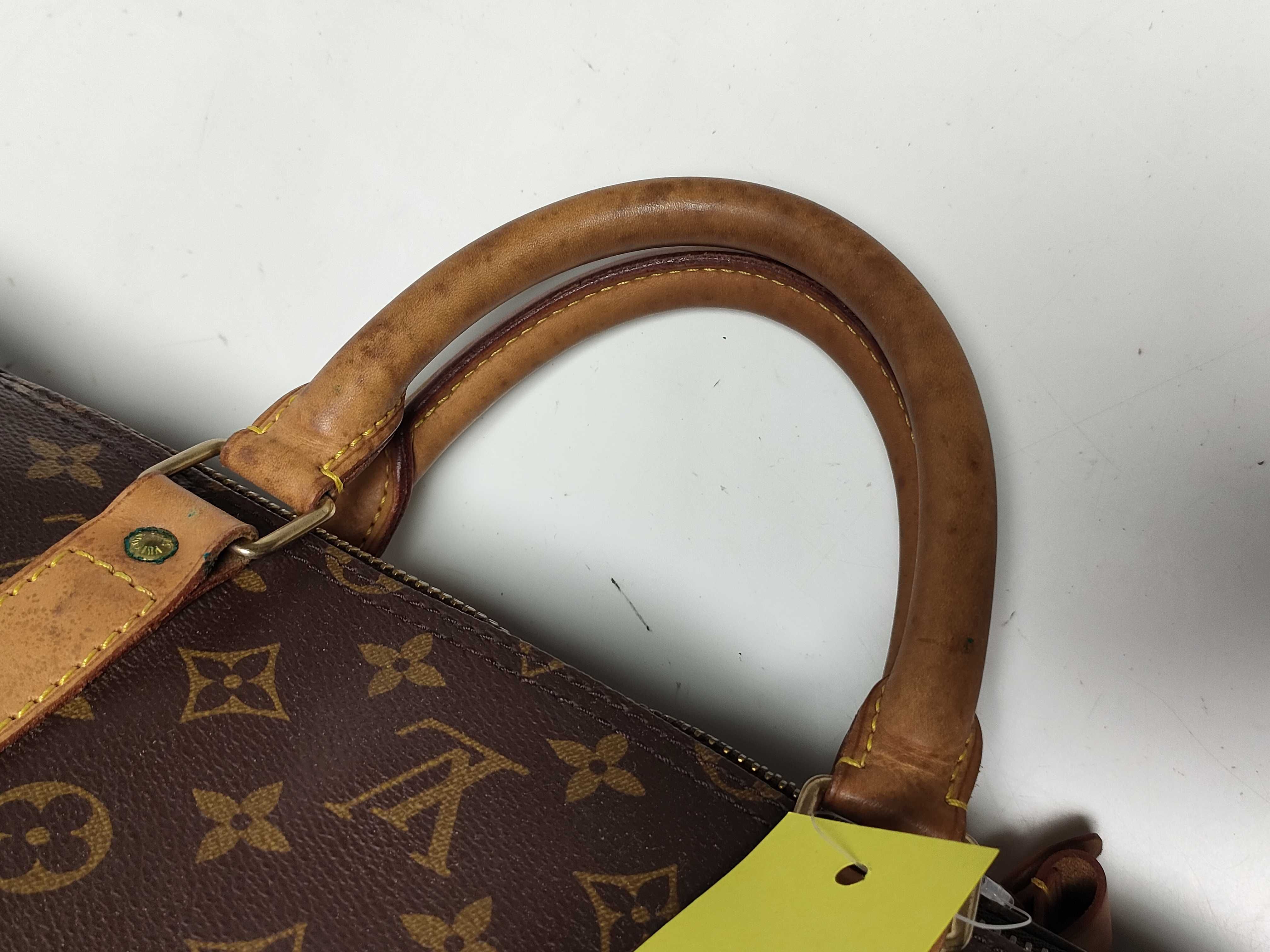 【水曜終了】(10229_0030)LOUIS VUITTON モノグラム M41424 キーポル55 ネーム入り ボストンバッグ