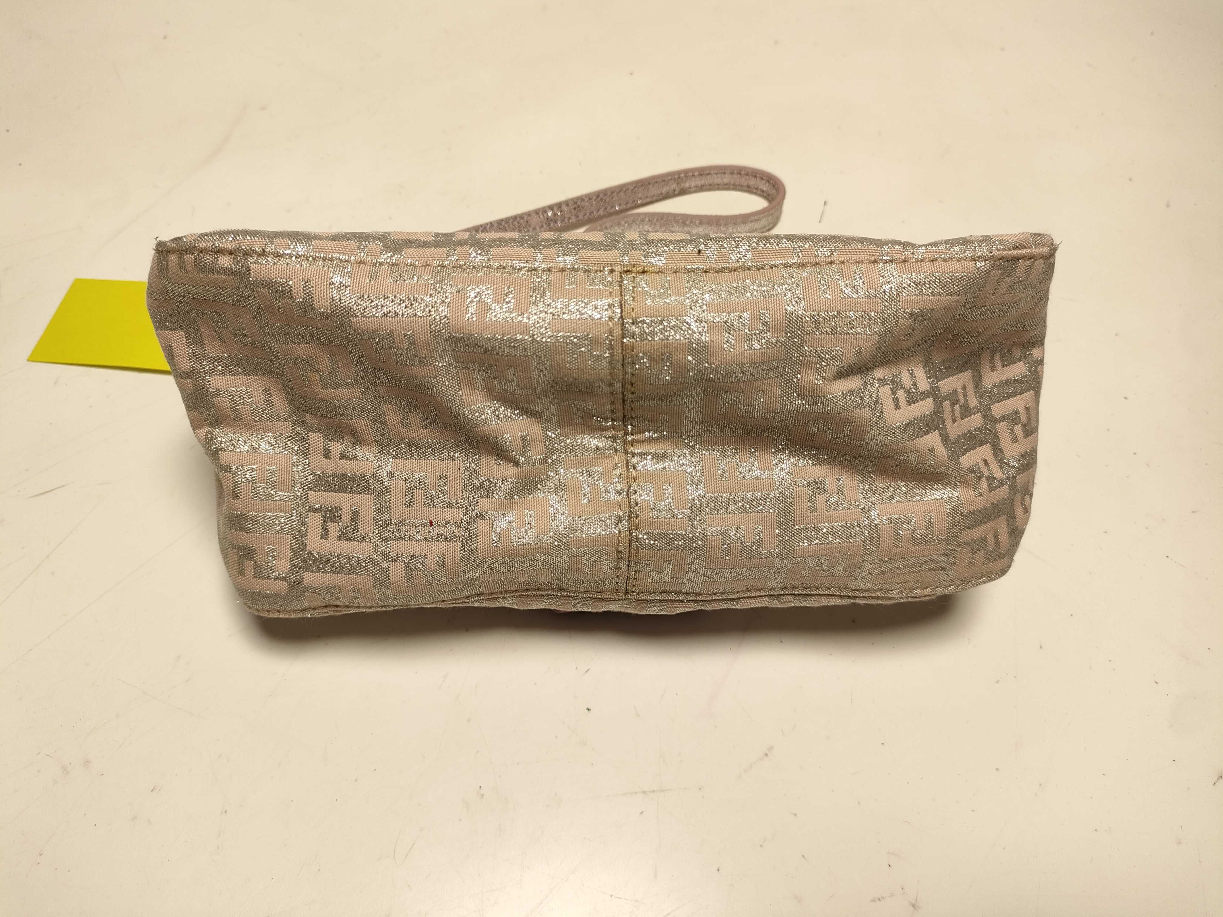 【水曜終了】(10219_0372)FENDI マンマ ラメ入り ポーチ ショルダーバッグ