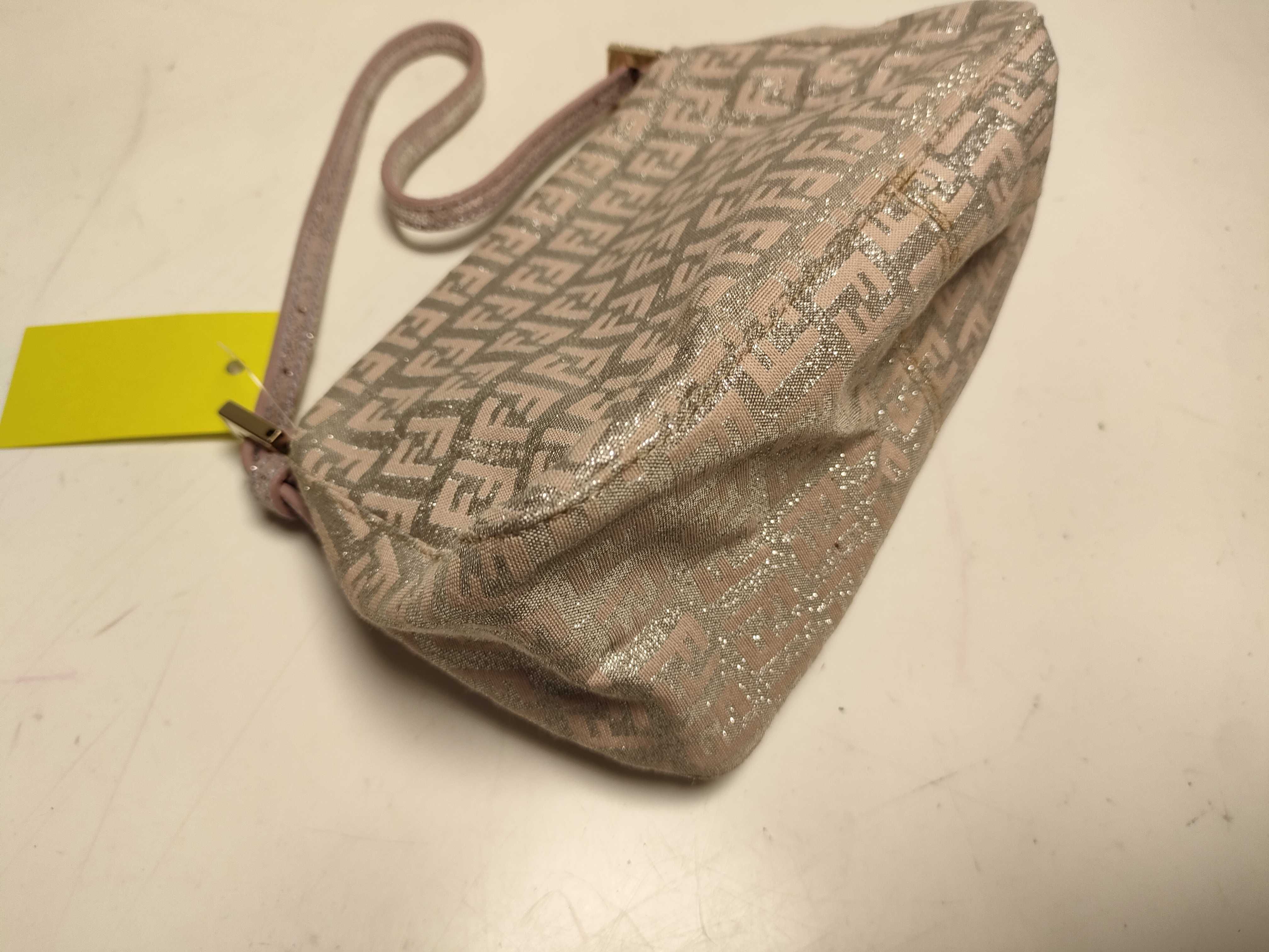 【水曜終了】(10219_0372)FENDI マンマ ラメ入り ポーチ ショルダーバッグ