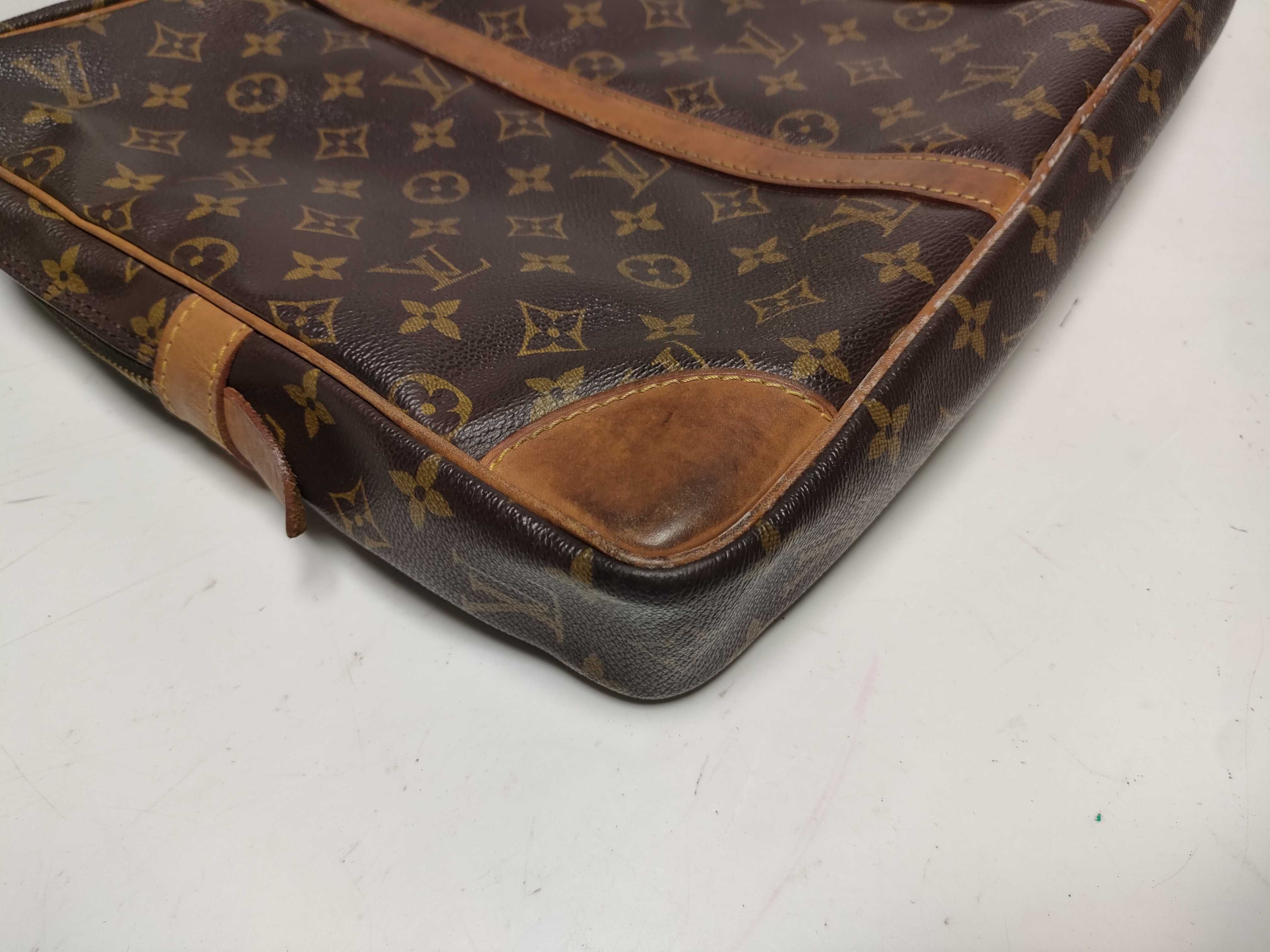 【水曜終了】(10229_0350)LOUIS VUITTON モノグラム ポルトドキュマンヴォワヤージュ CP ハンドバッグ