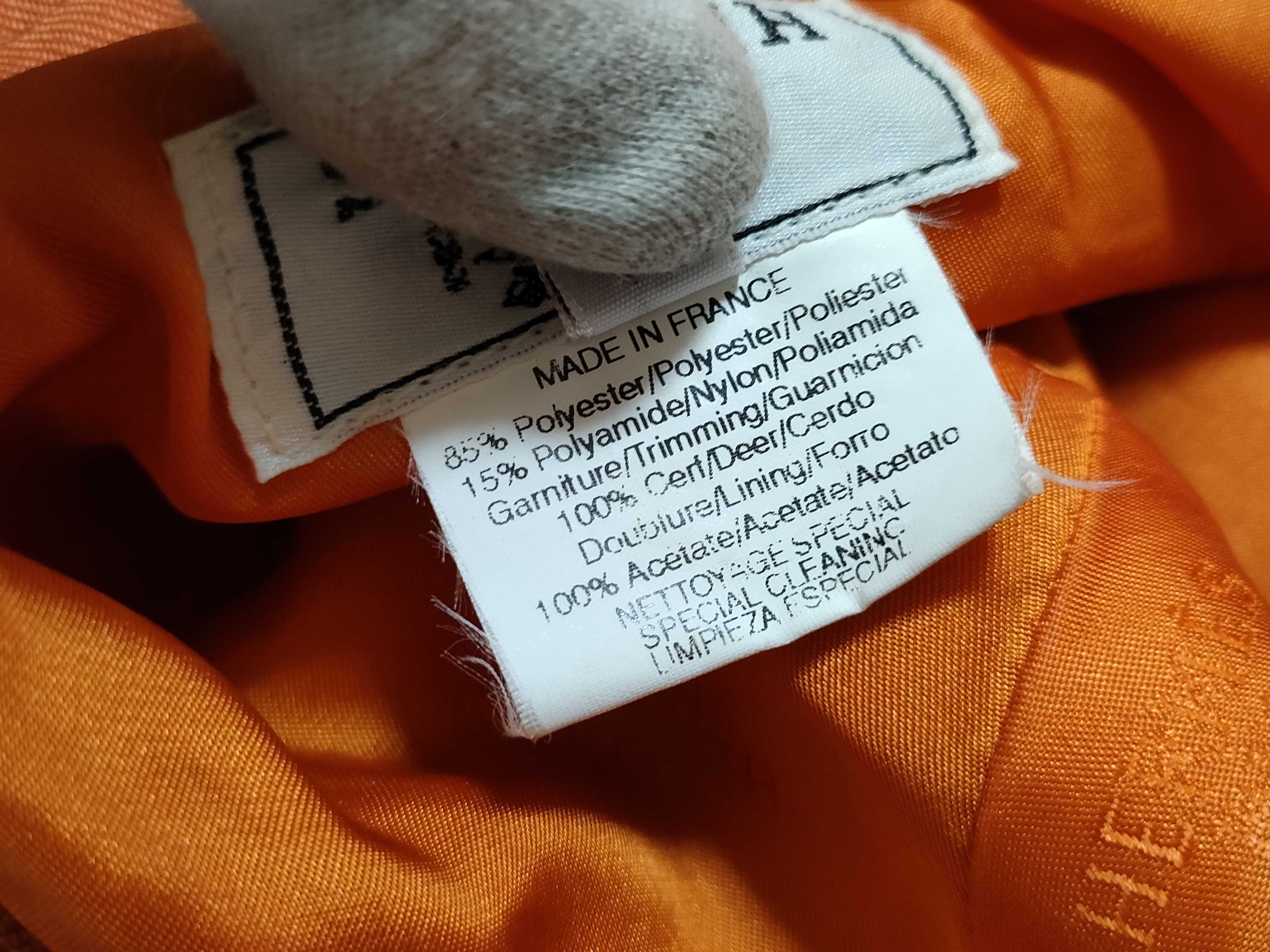 【水曜終了】(10216_0058)HERMES バケットハット オレンジ その他小物