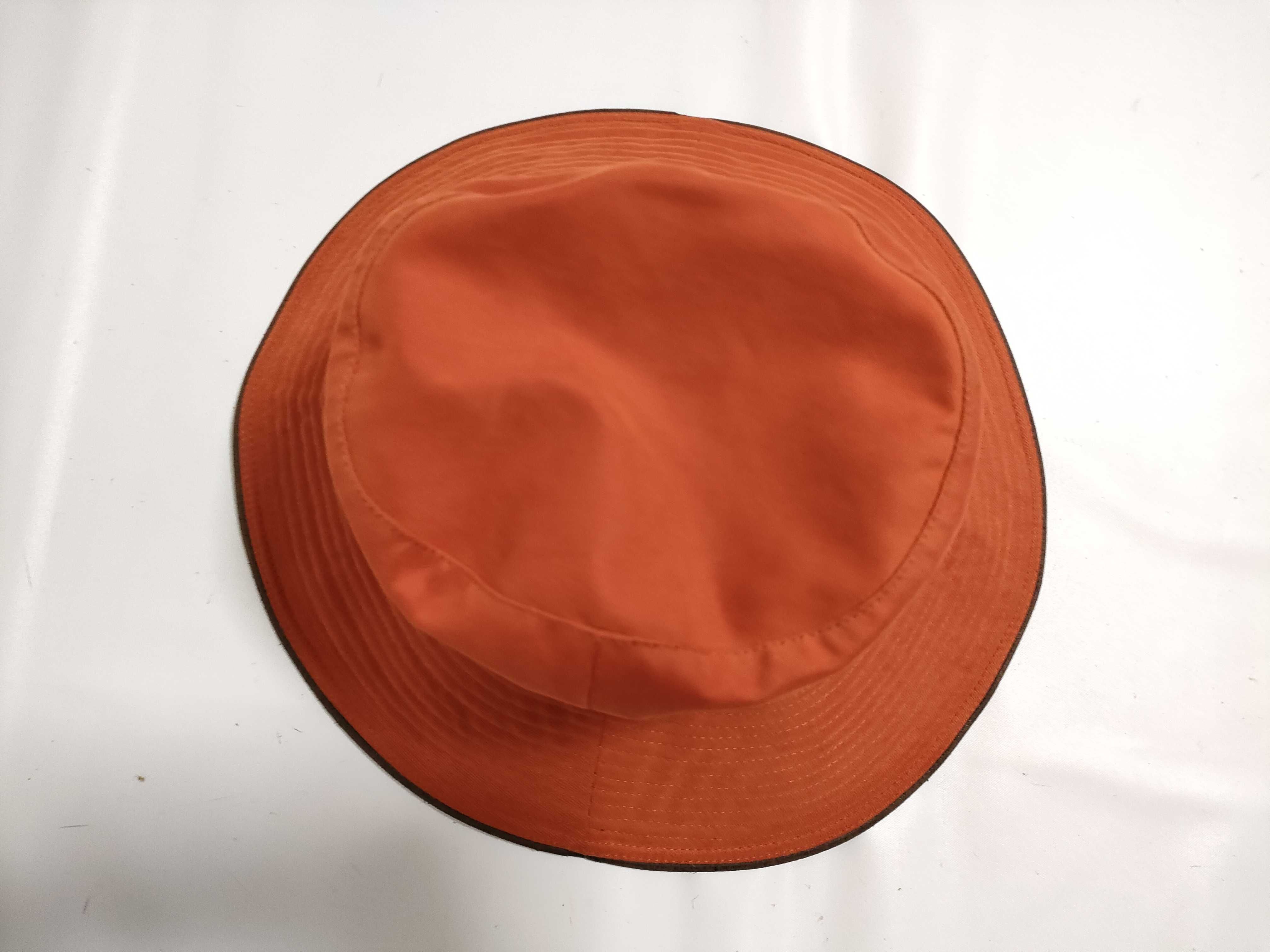 【水曜終了】(10216_0058)HERMES バケットハット オレンジ その他小物