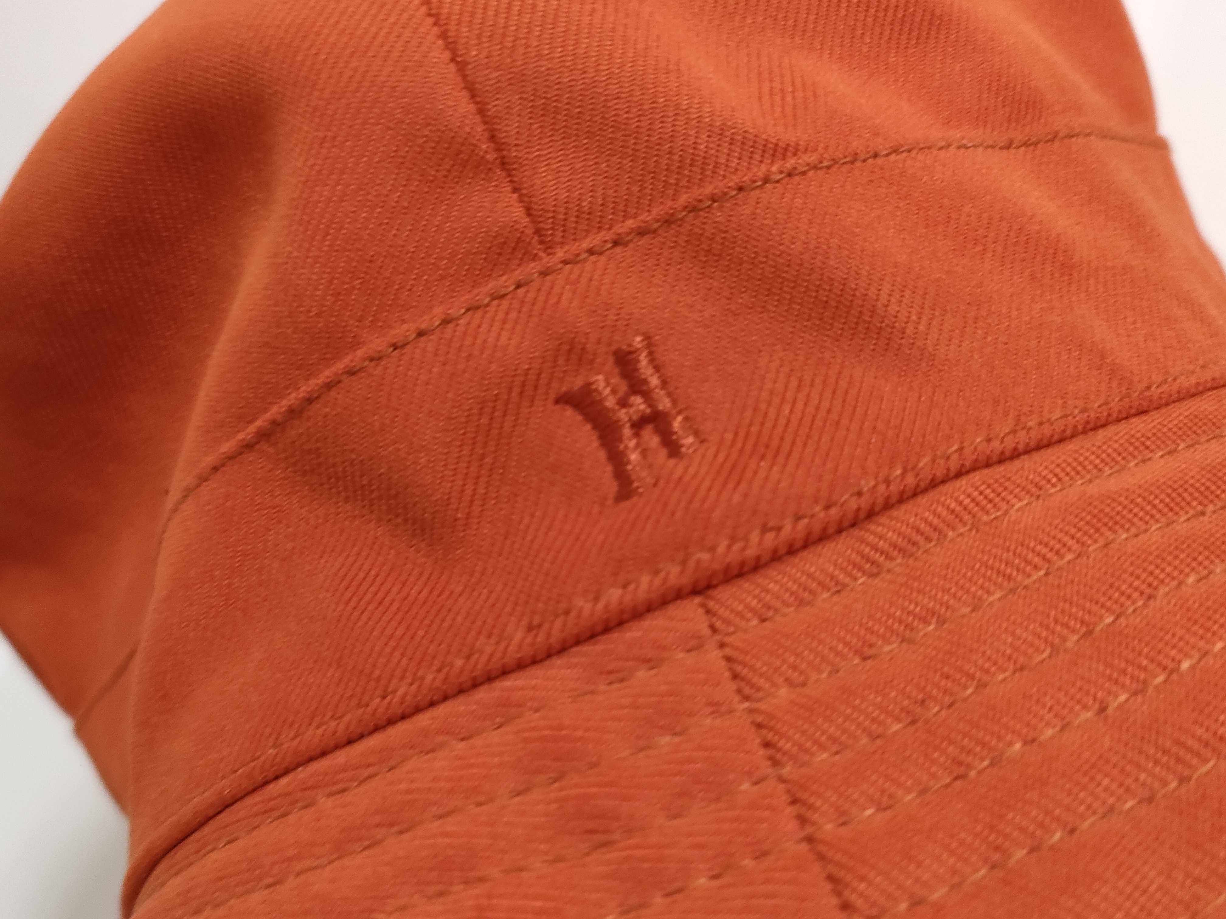【水曜終了】(10216_0058)HERMES バケットハット オレンジ その他小物