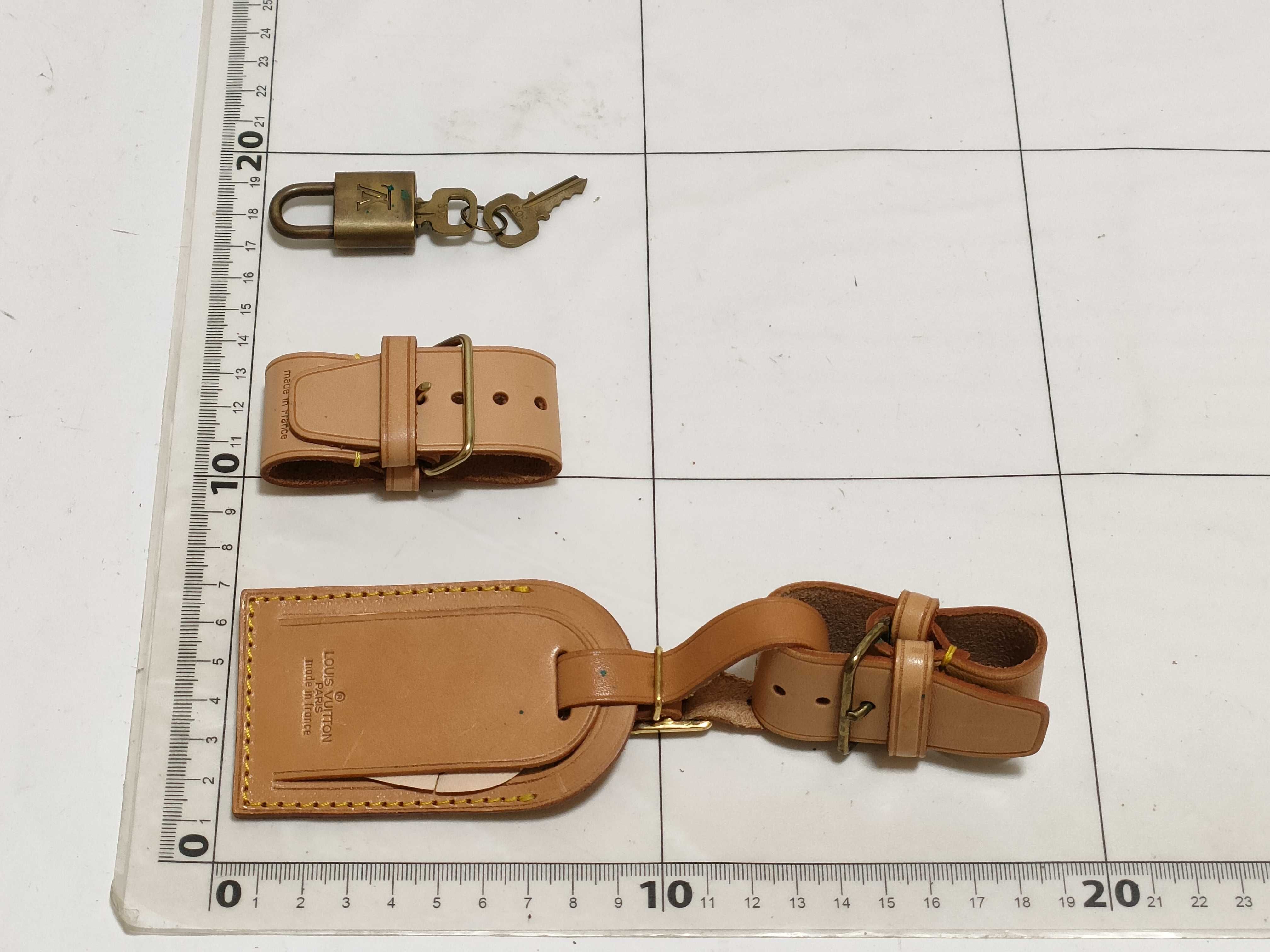 【水曜終了】(10223_0026)LOUIS VUITTON ポワニエ ネームタグ/パドロック 3点 その他小物