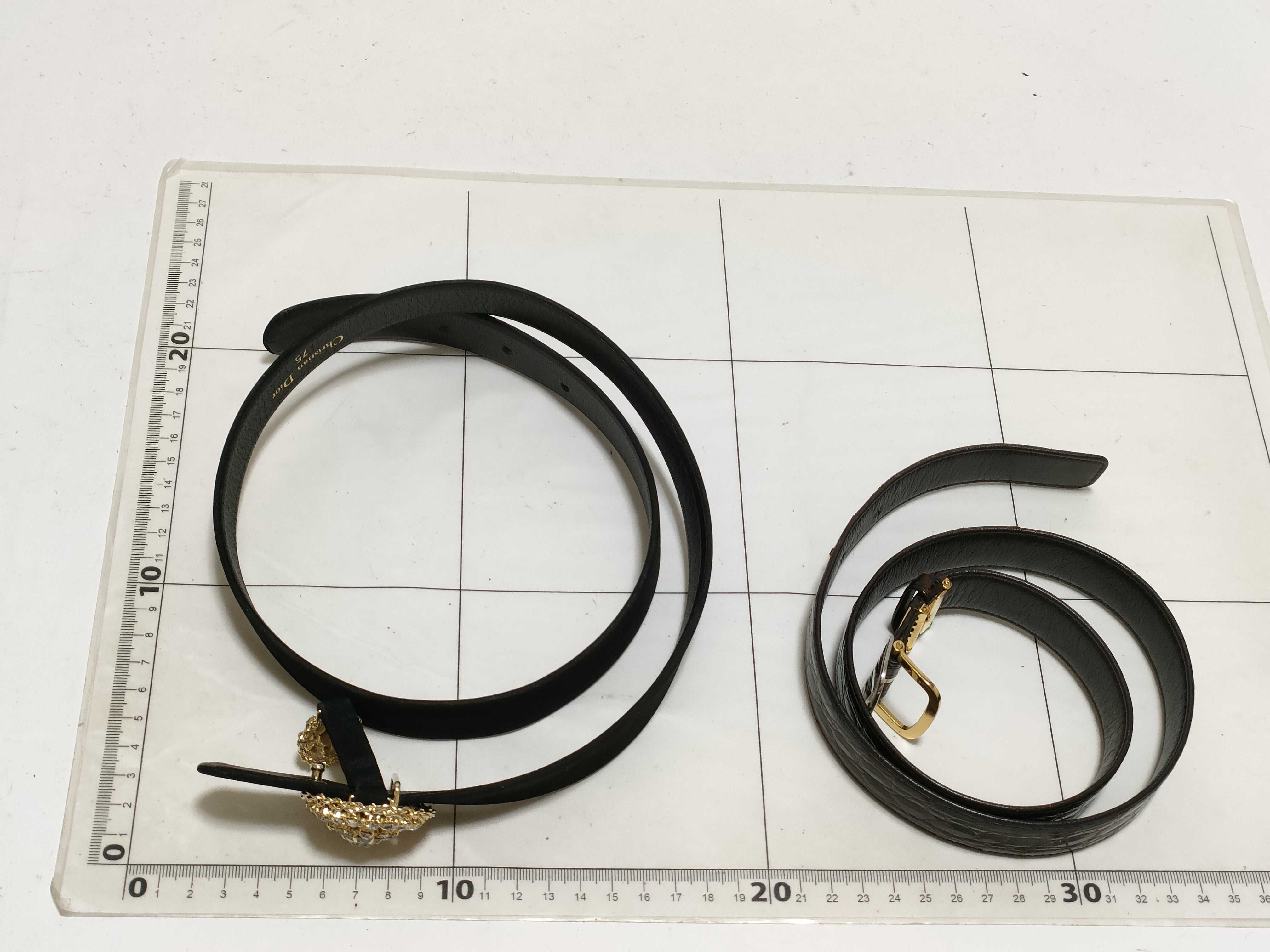 【水曜終了】(10223_0350)Dior ディオールベルト5点 ベルト