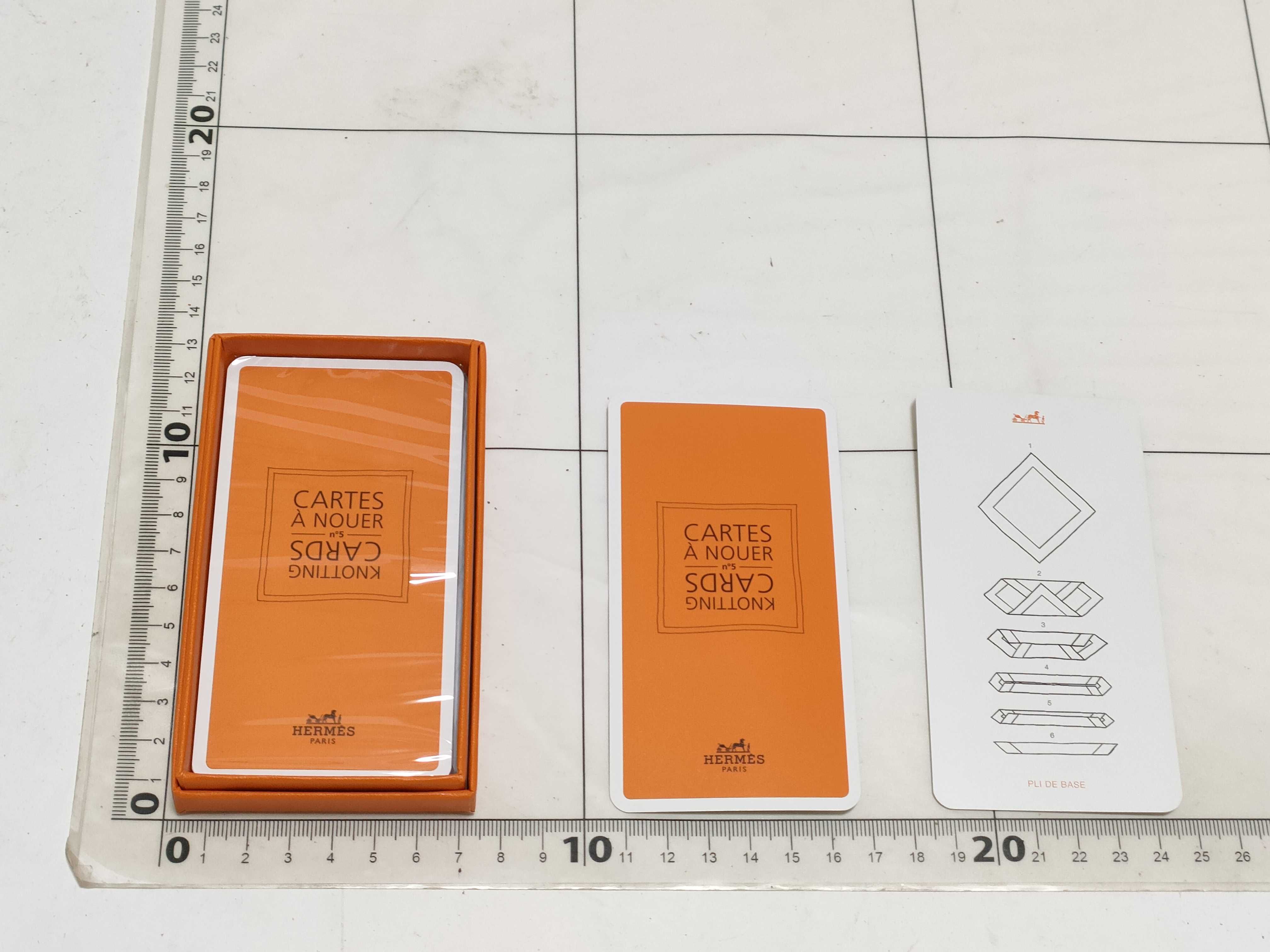 【水曜終了】(10223_0094)HERMES スカーフ カレ 結び方 カード その他小物