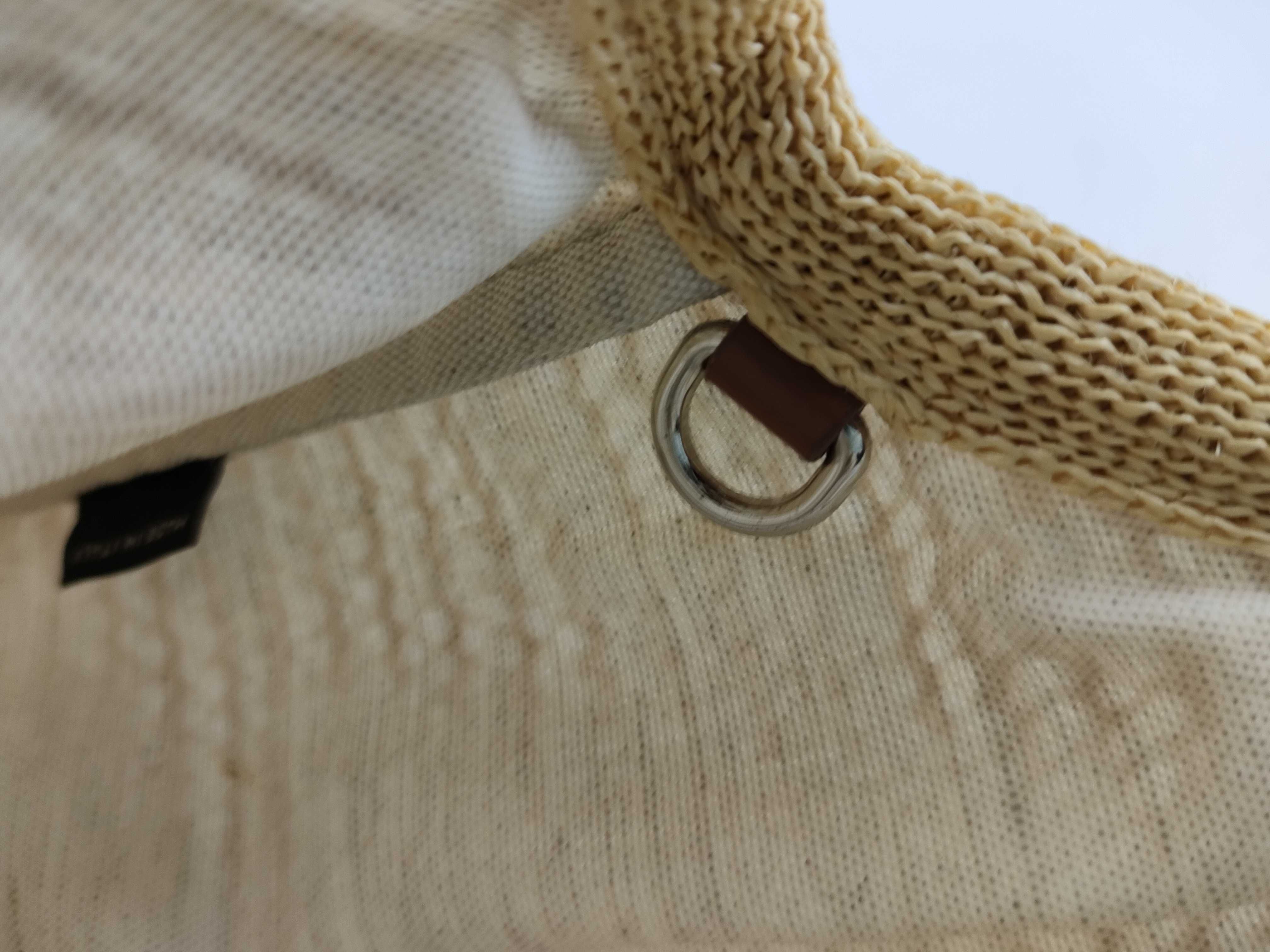 【水曜終了】(10699_0162)miu miu MIU MIU アイビー ラフィアエフェクト×リネン バッグ トートバッグ