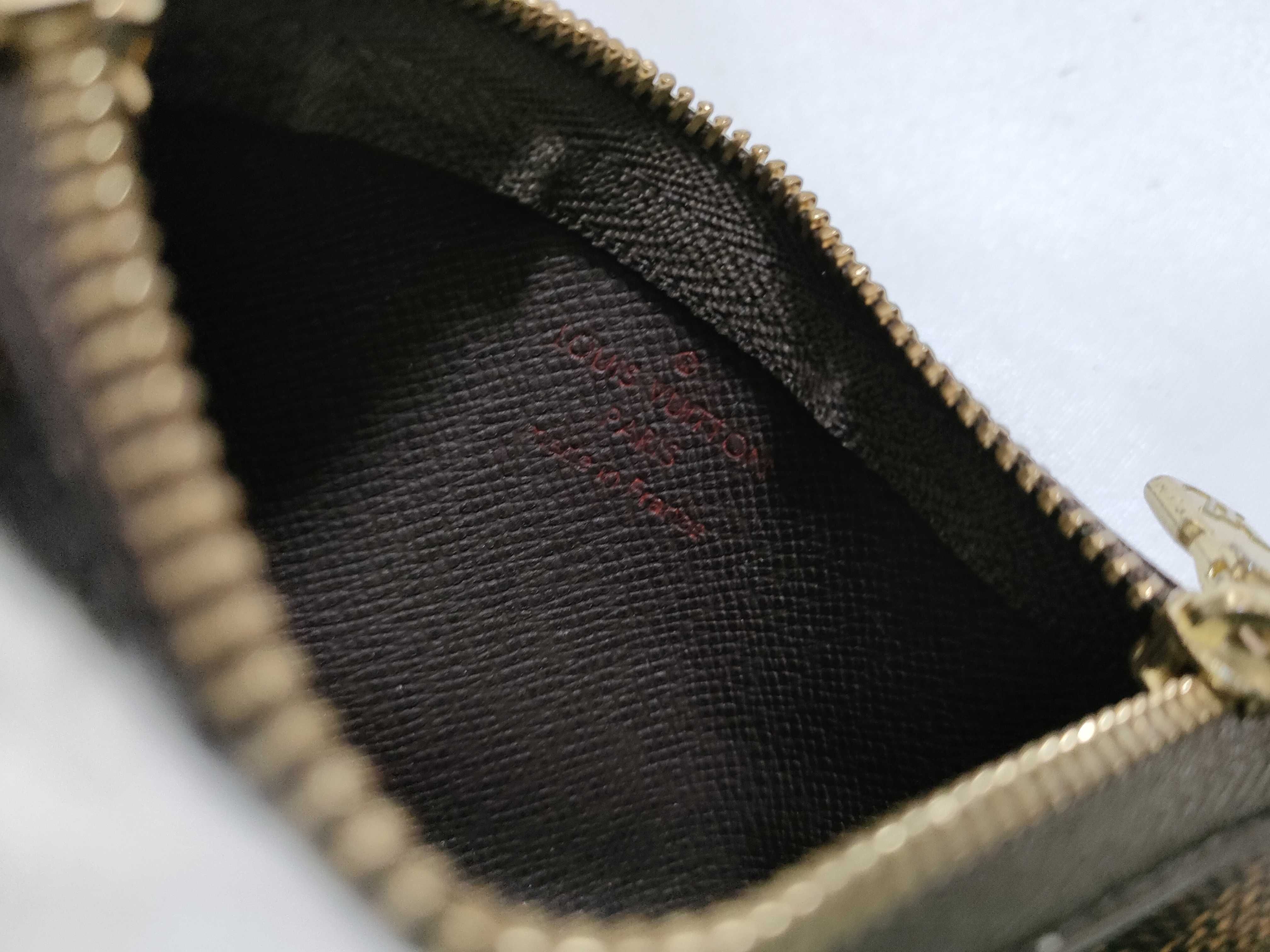 【水曜終了】(10229_0021)LOUIS VUITTON ダミエ ポシェットクレ 財布