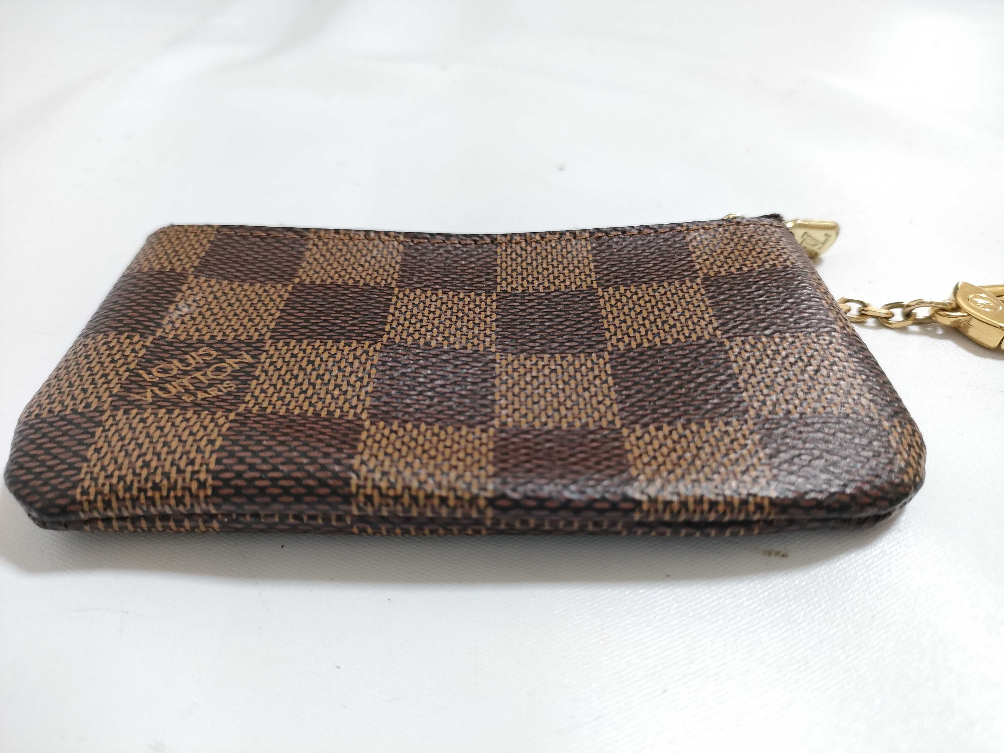 【水曜終了】(10229_0021)LOUIS VUITTON ダミエ ポシェットクレ 財布