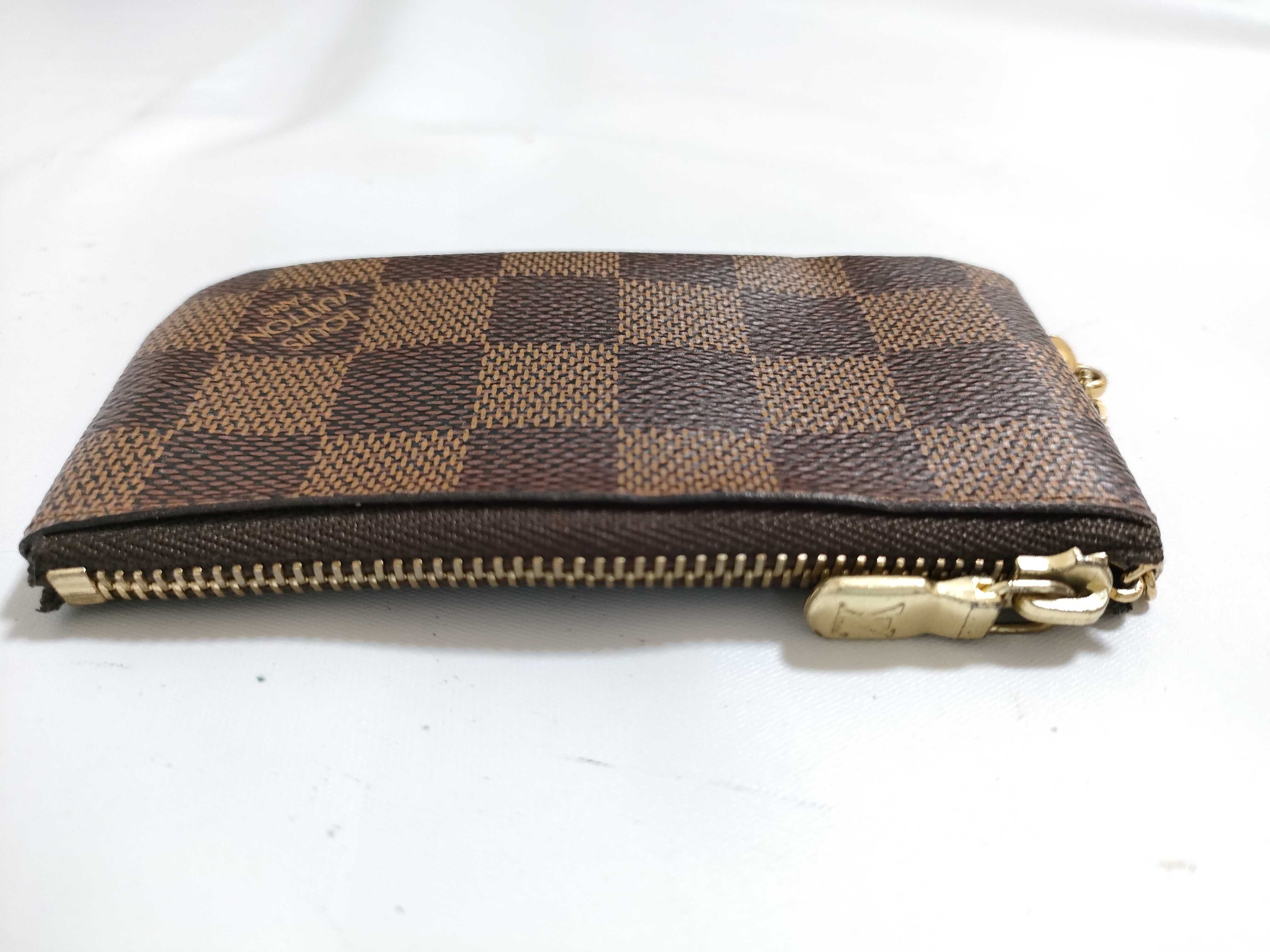 【水曜終了】(10229_0021)LOUIS VUITTON ダミエ ポシェットクレ 財布