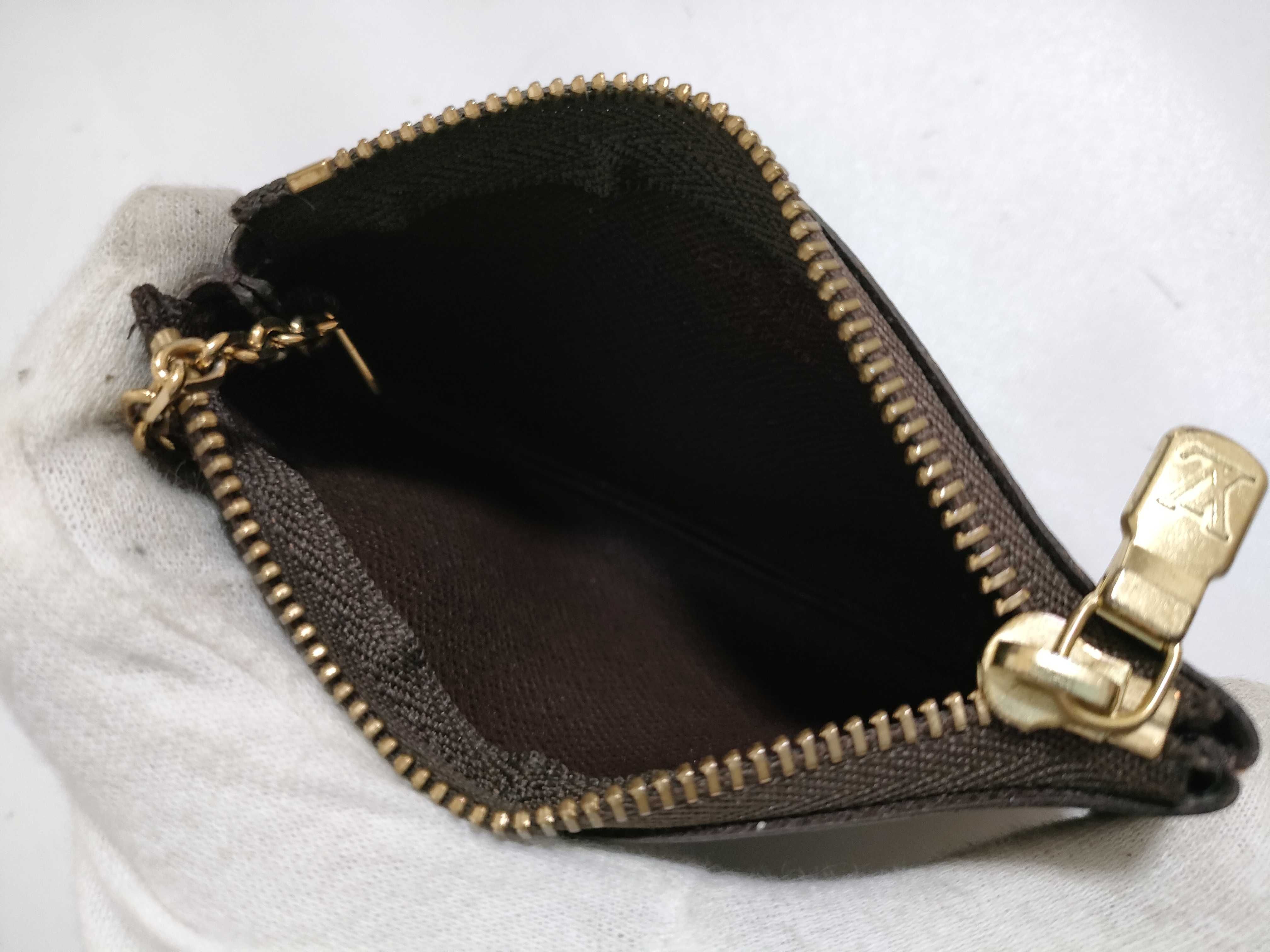【水曜終了】(10229_0021)LOUIS VUITTON ダミエ ポシェットクレ 財布