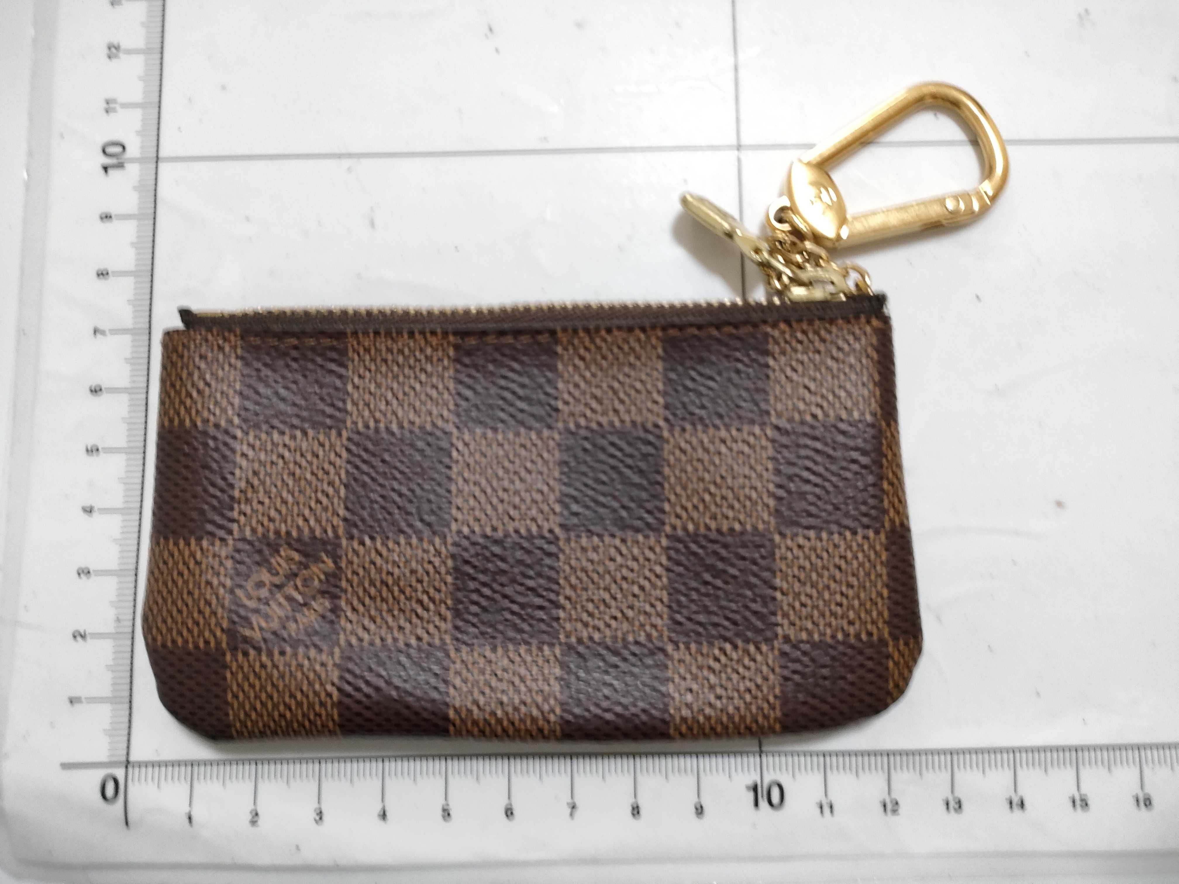 【水曜終了】(10229_0021)LOUIS VUITTON ダミエ ポシェットクレ 財布