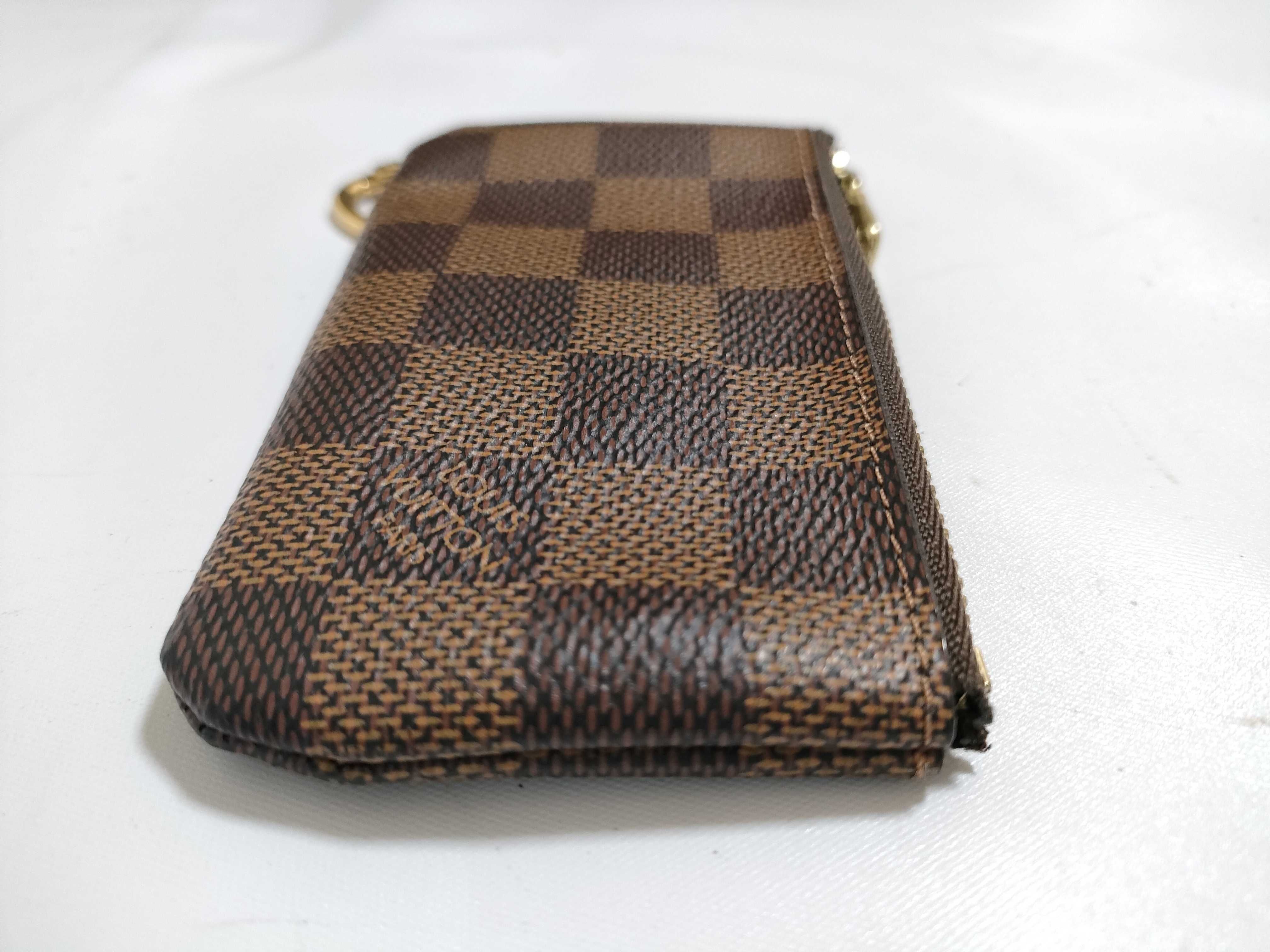 【水曜終了】(10229_0021)LOUIS VUITTON ダミエ ポシェットクレ 財布
