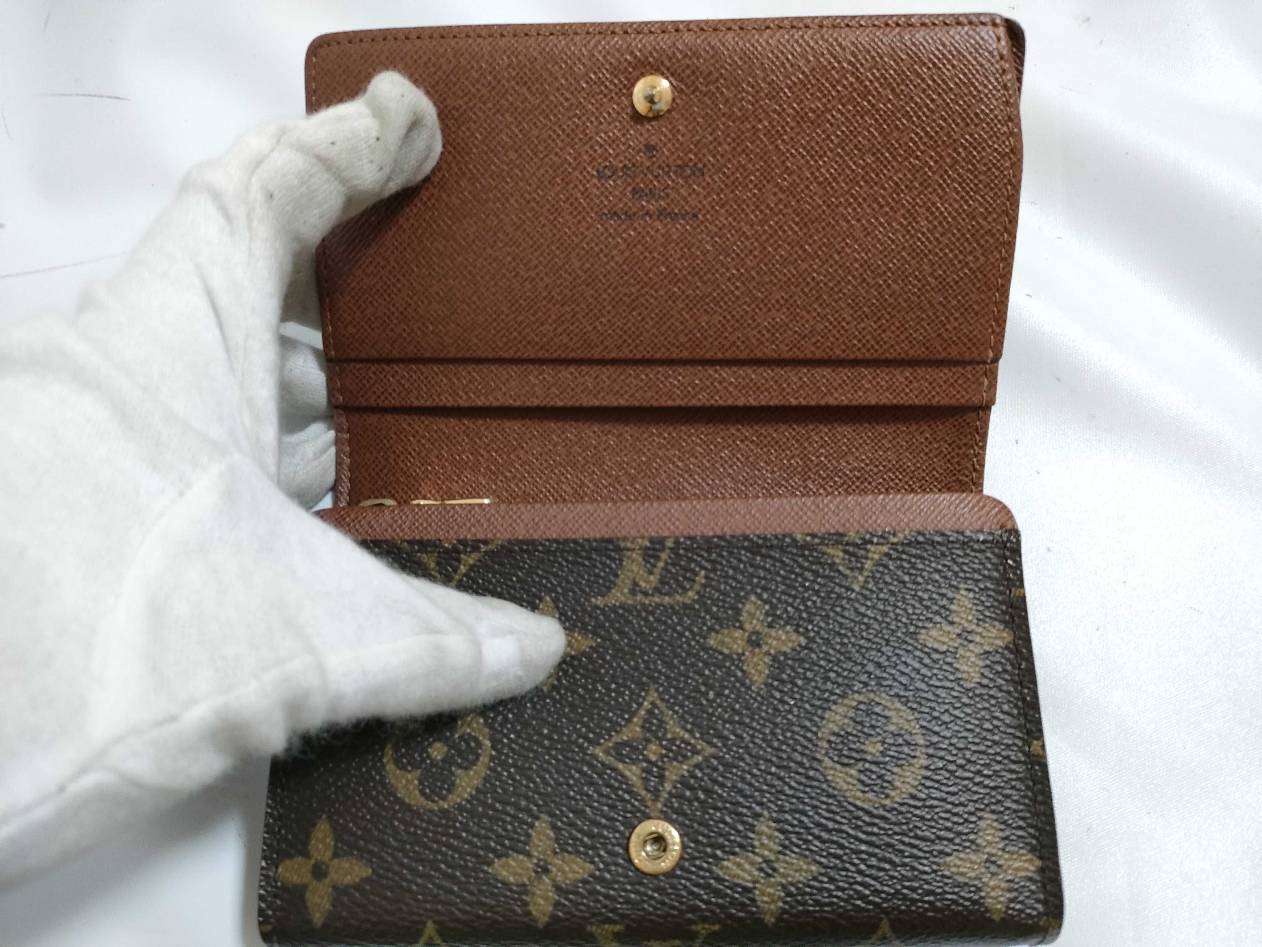 【水曜終了】(10229_0004)LOUIS VUITTON モノグラム M61730 ポルト モネ ビエ トレゾール 財布 財布
