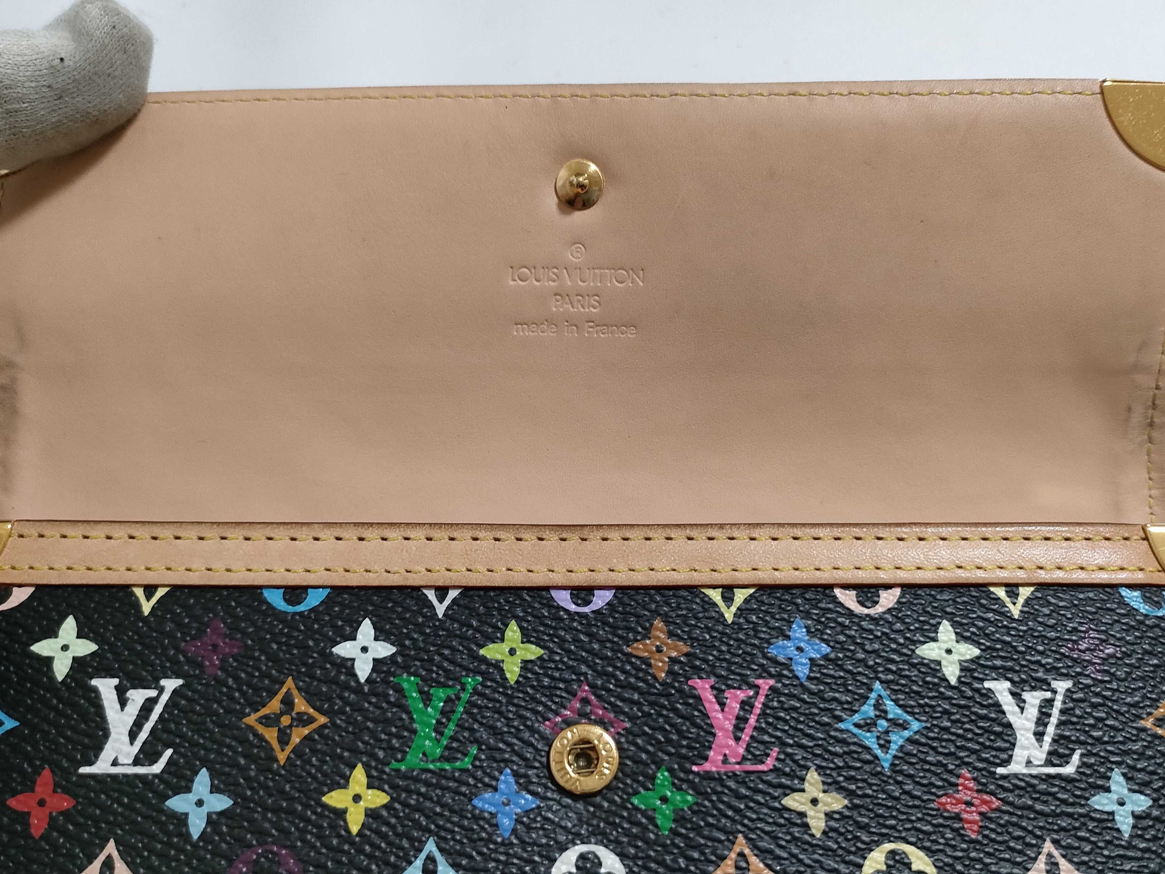 【水曜終了】(10229_0006)LOUIS VUITTON モノグラム マルチカラー マルチカラー M92658 ポルトトレゾール インターナショナル 財布