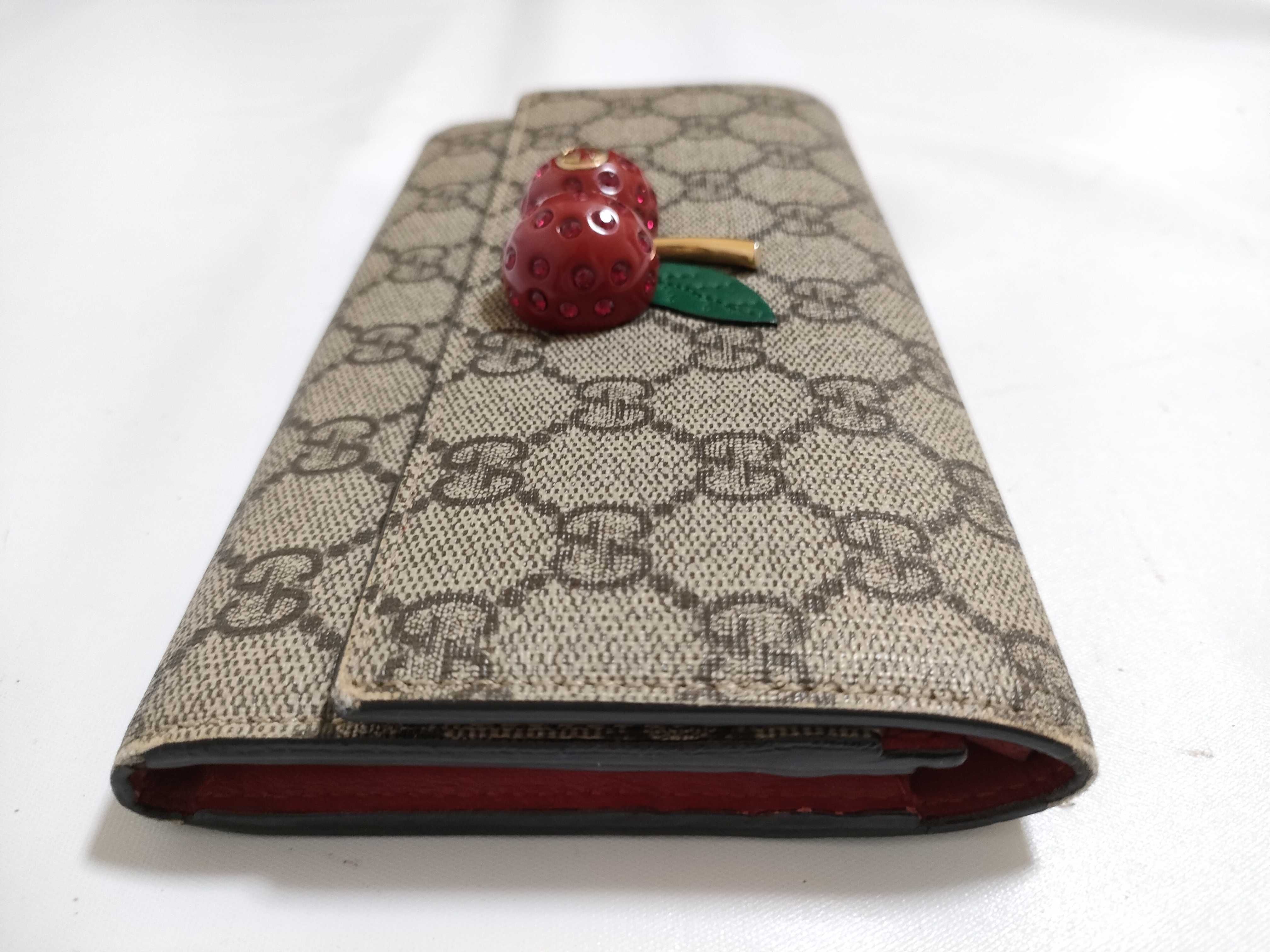 【水曜終了】(10230_0004)GUCCI チェリー 長財布 財布