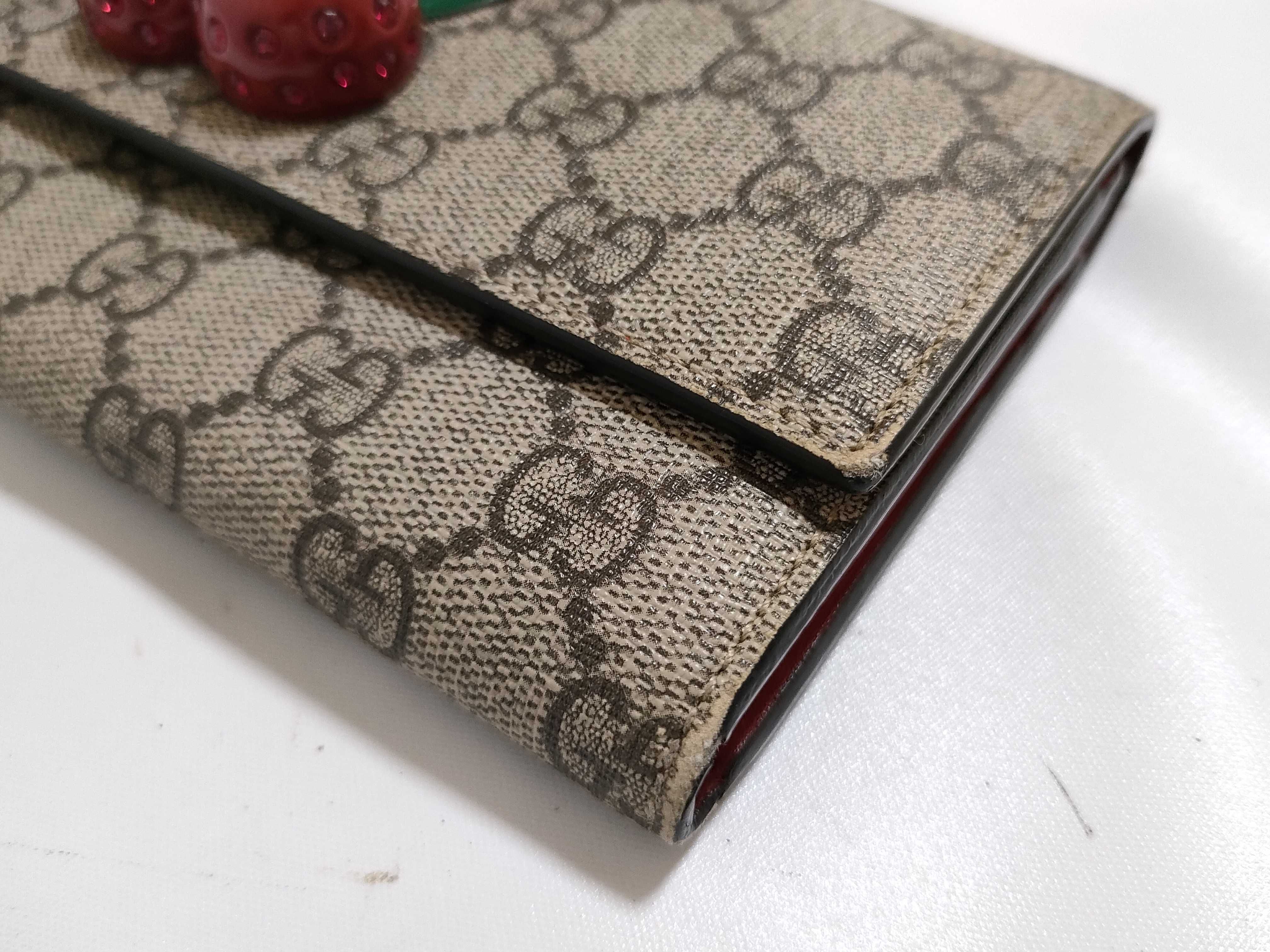 【水曜終了】(10230_0004)GUCCI チェリー 長財布 財布