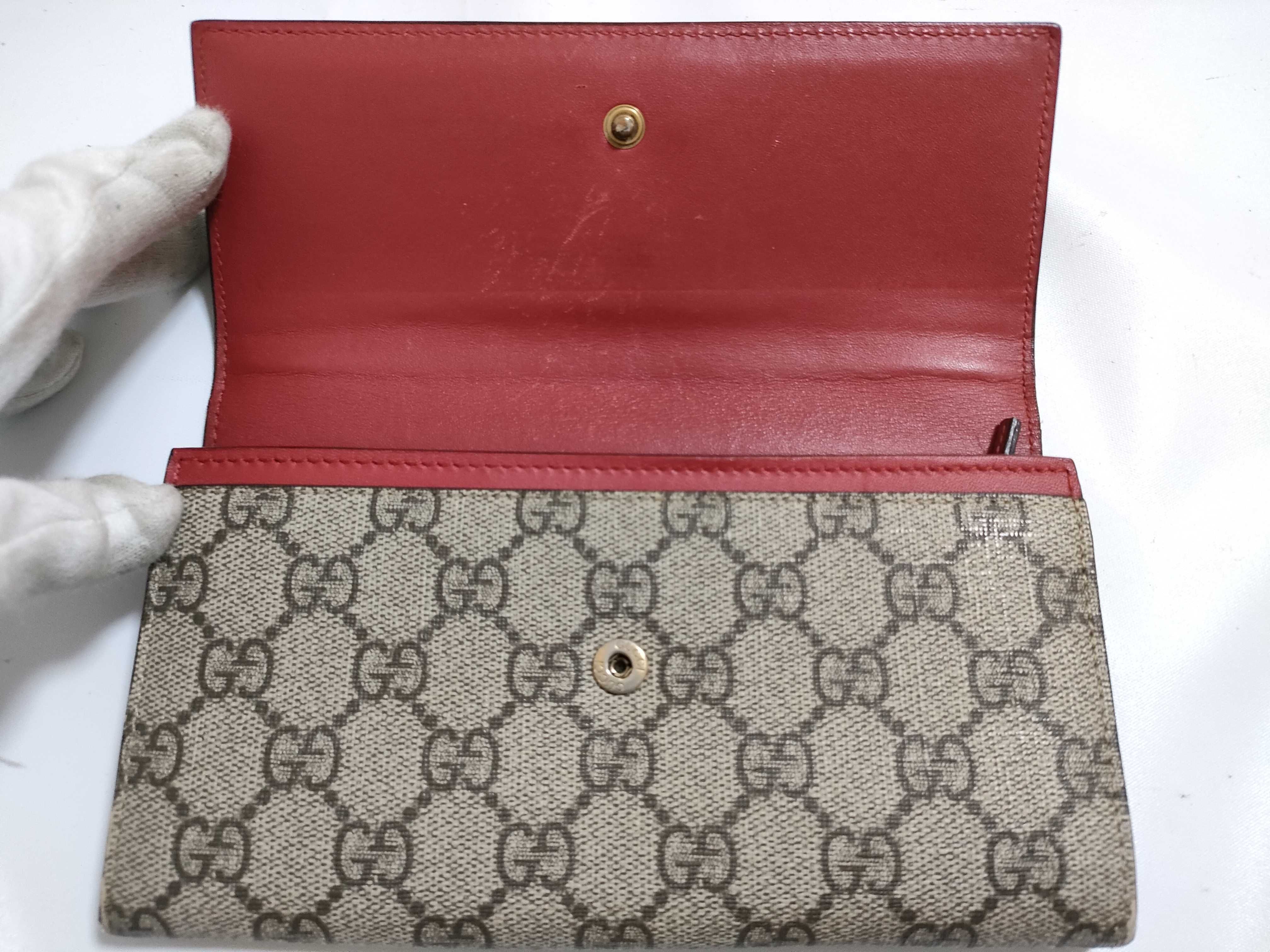 【水曜終了】(10230_0004)GUCCI チェリー 長財布 財布