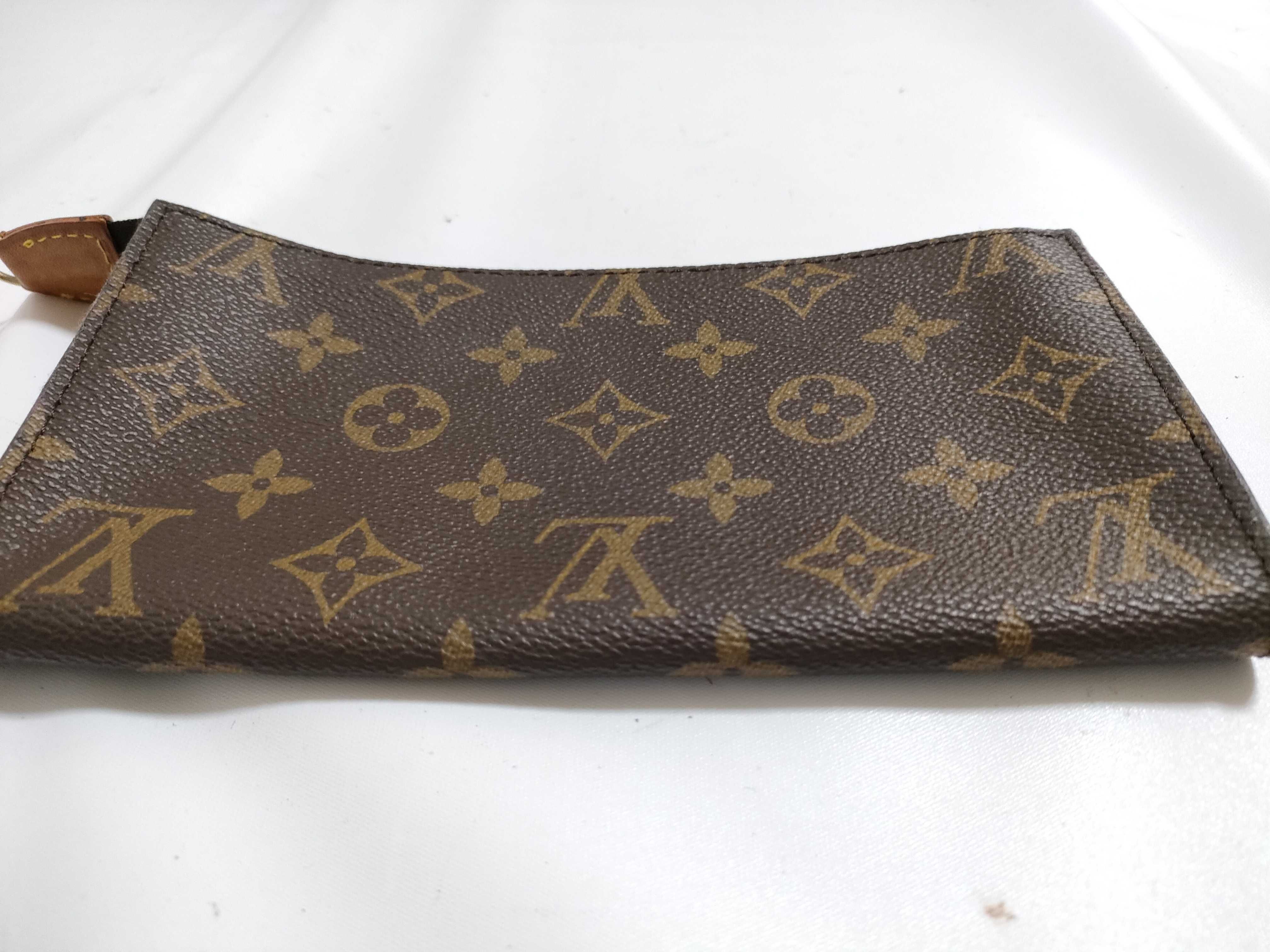 【水曜終了】(10229_0354)LOUIS VUITTON モノグラム バケットポーチ 内部劣化有 ポーチ