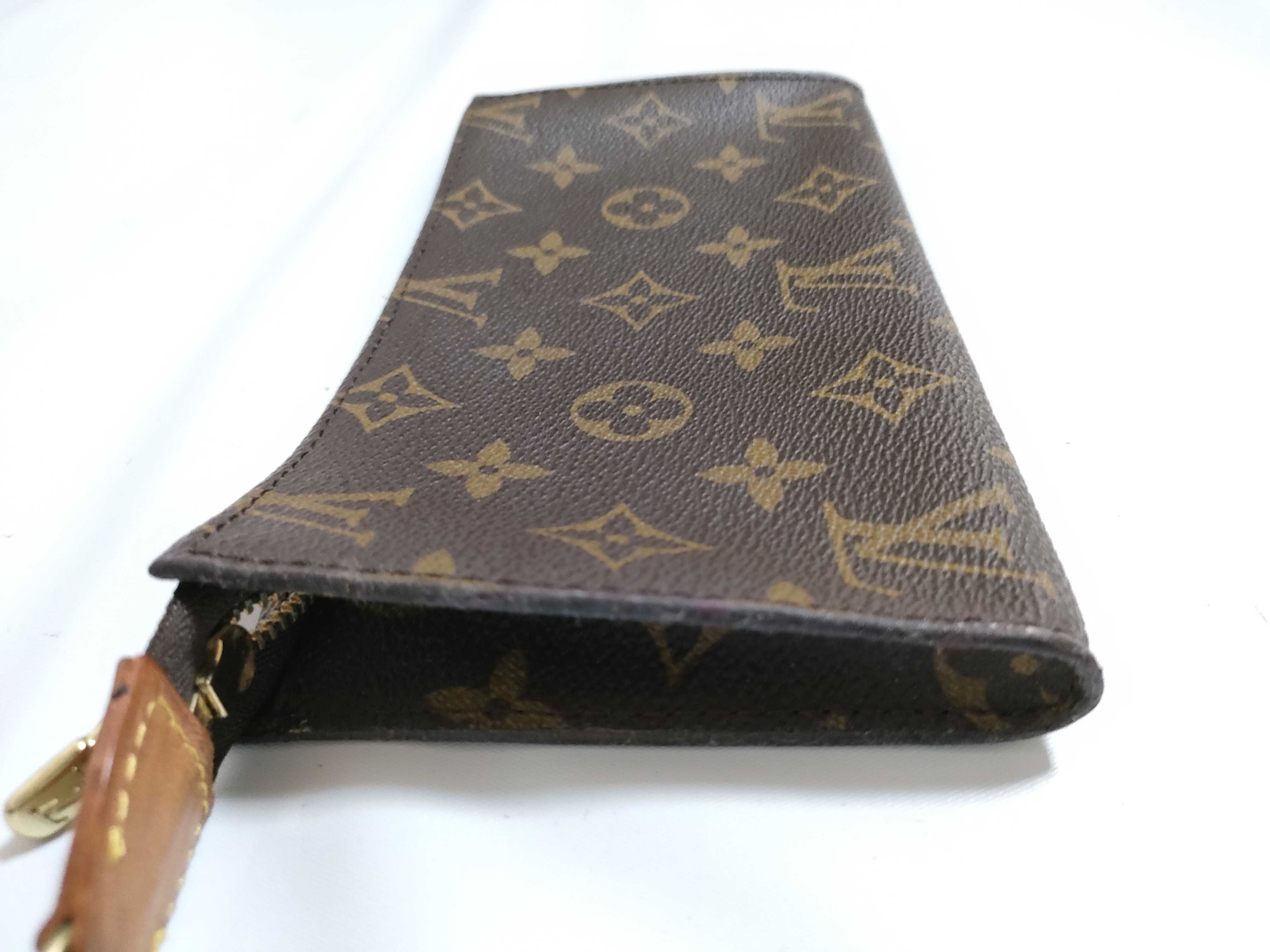 【水曜終了】(10229_0354)LOUIS VUITTON モノグラム バケットポーチ 内部劣化有 ポーチ