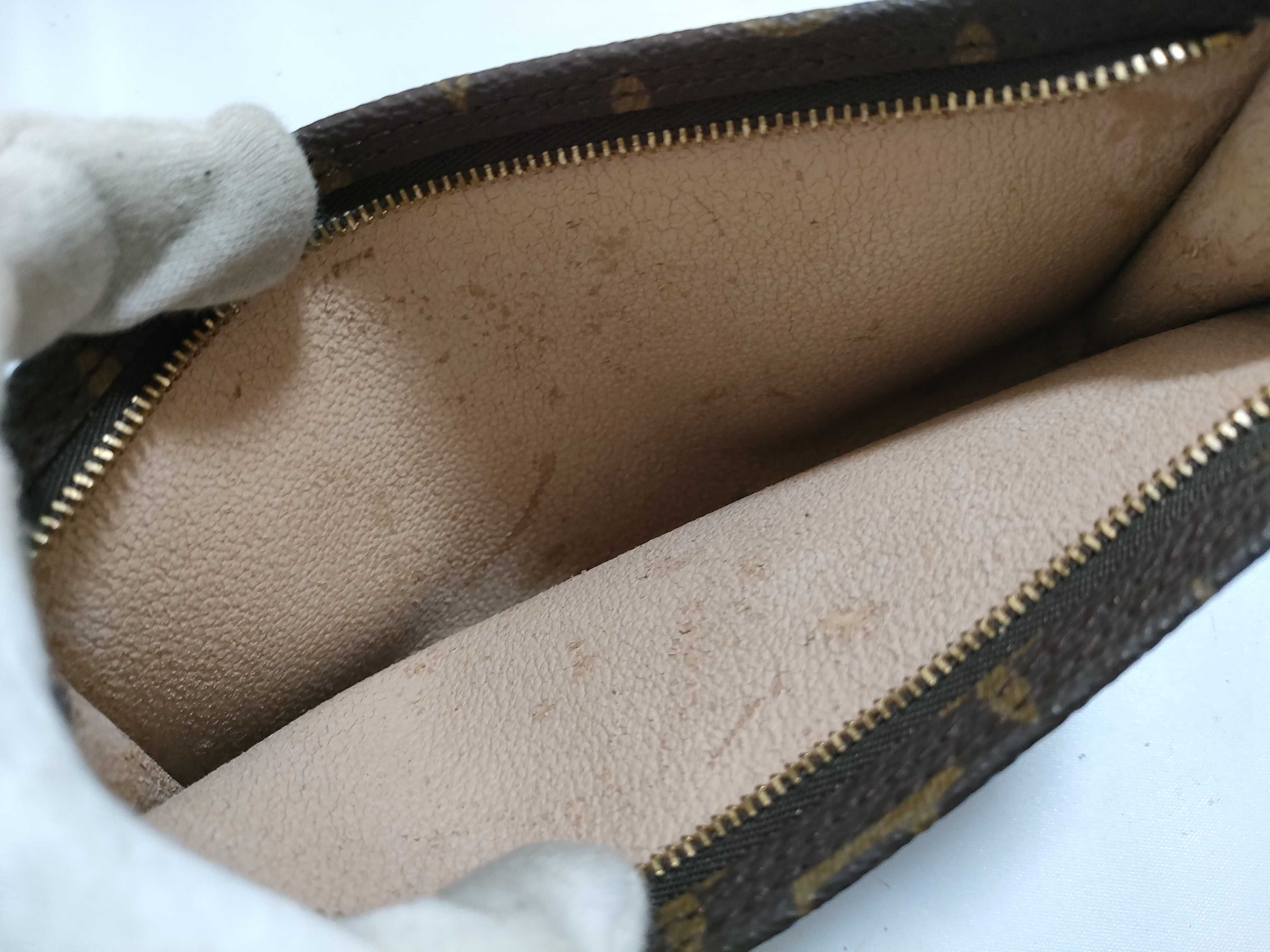 【水曜終了】(10229_0354)LOUIS VUITTON モノグラム バケットポーチ 内部劣化有 ポーチ