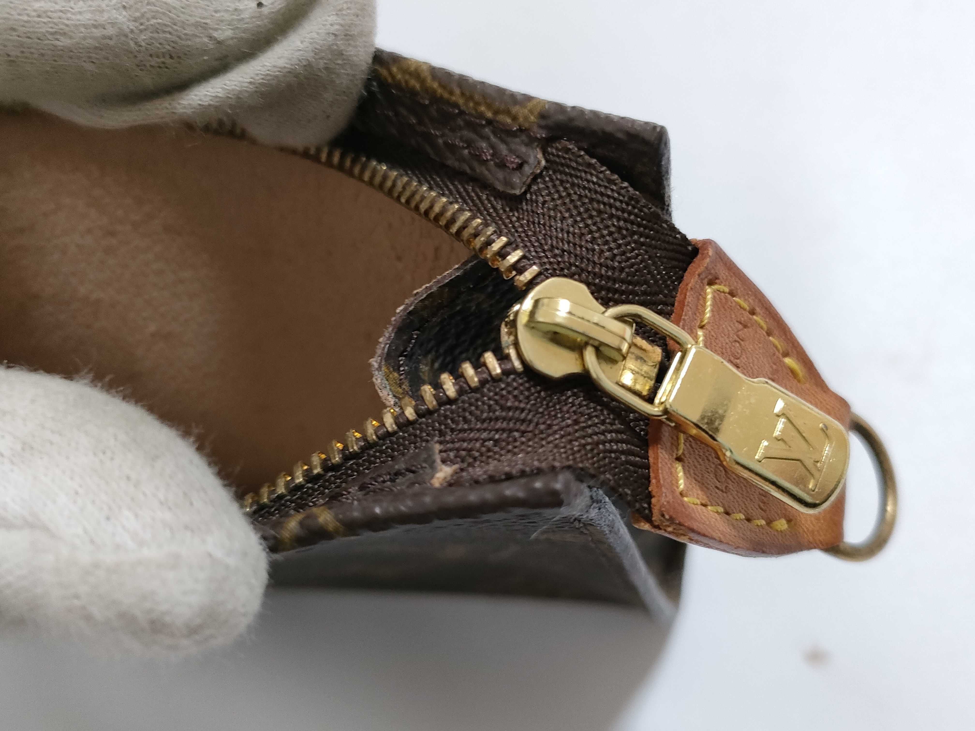 【水曜終了】(10229_0354)LOUIS VUITTON モノグラム バケットポーチ 内部劣化有 ポーチ
