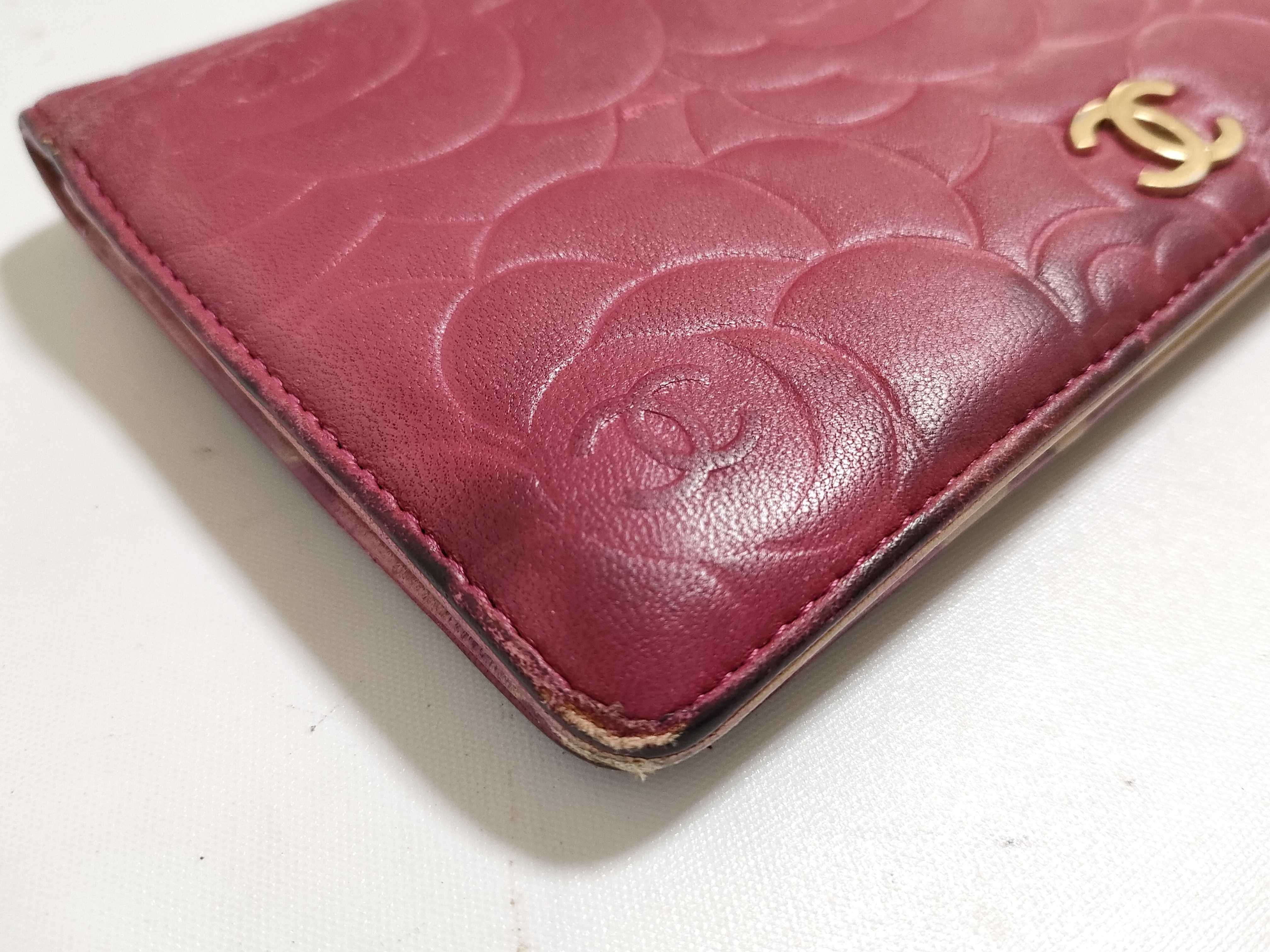 【水曜終了】(10228_0117)CHANEL カメリア カメリア 財布 財布