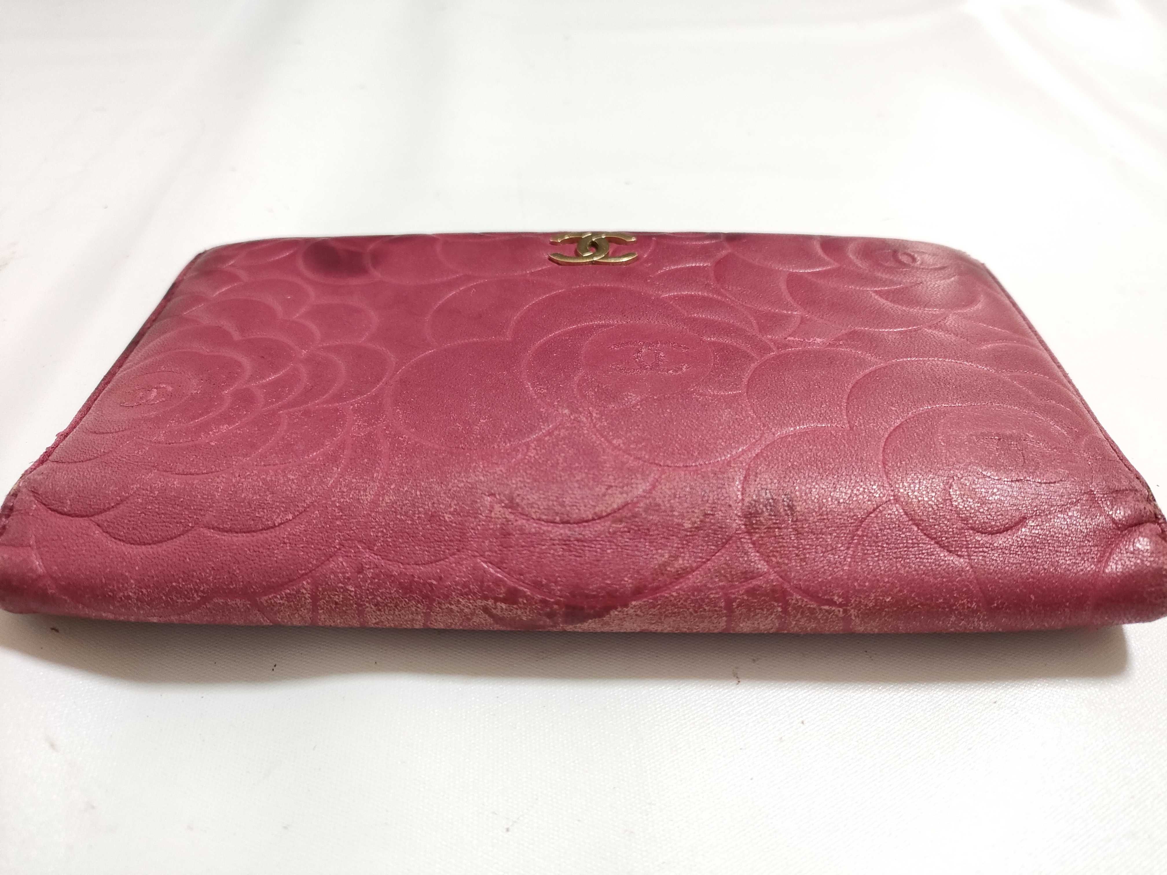 【水曜終了】(10228_0117)CHANEL カメリア カメリア 財布 財布