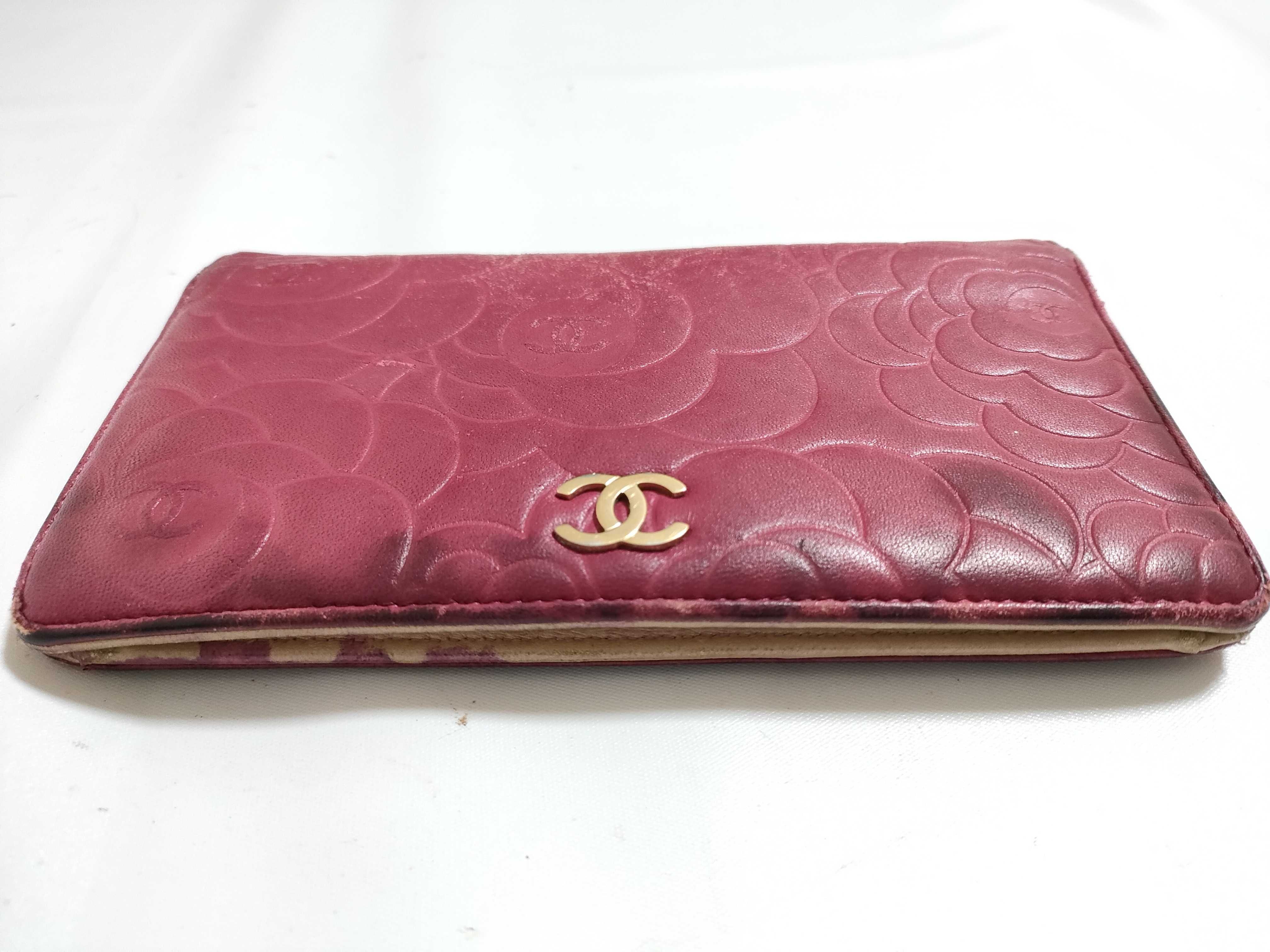 【水曜終了】(10228_0117)CHANEL カメリア カメリア 財布 財布