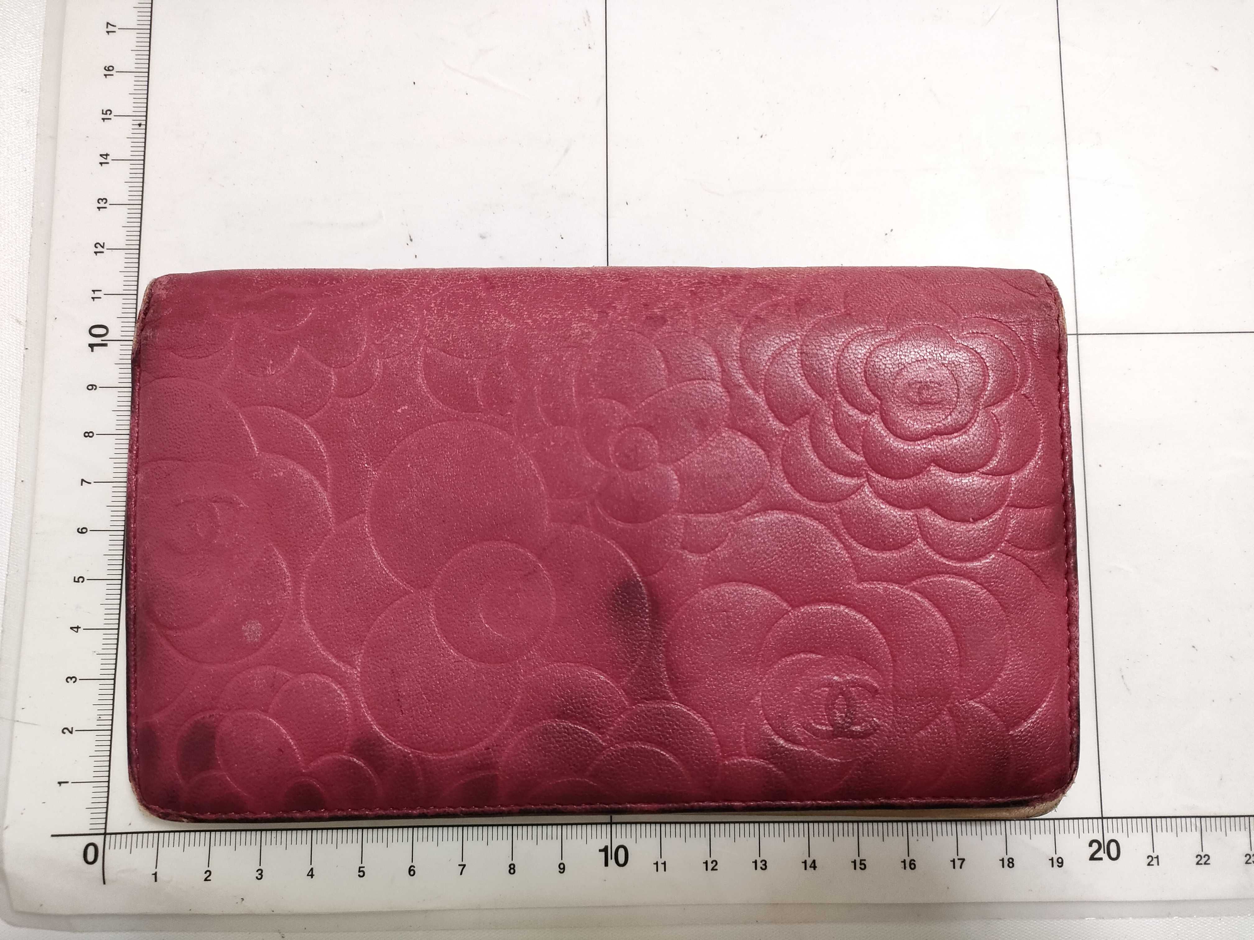 【水曜終了】(10228_0117)CHANEL カメリア カメリア 財布 財布