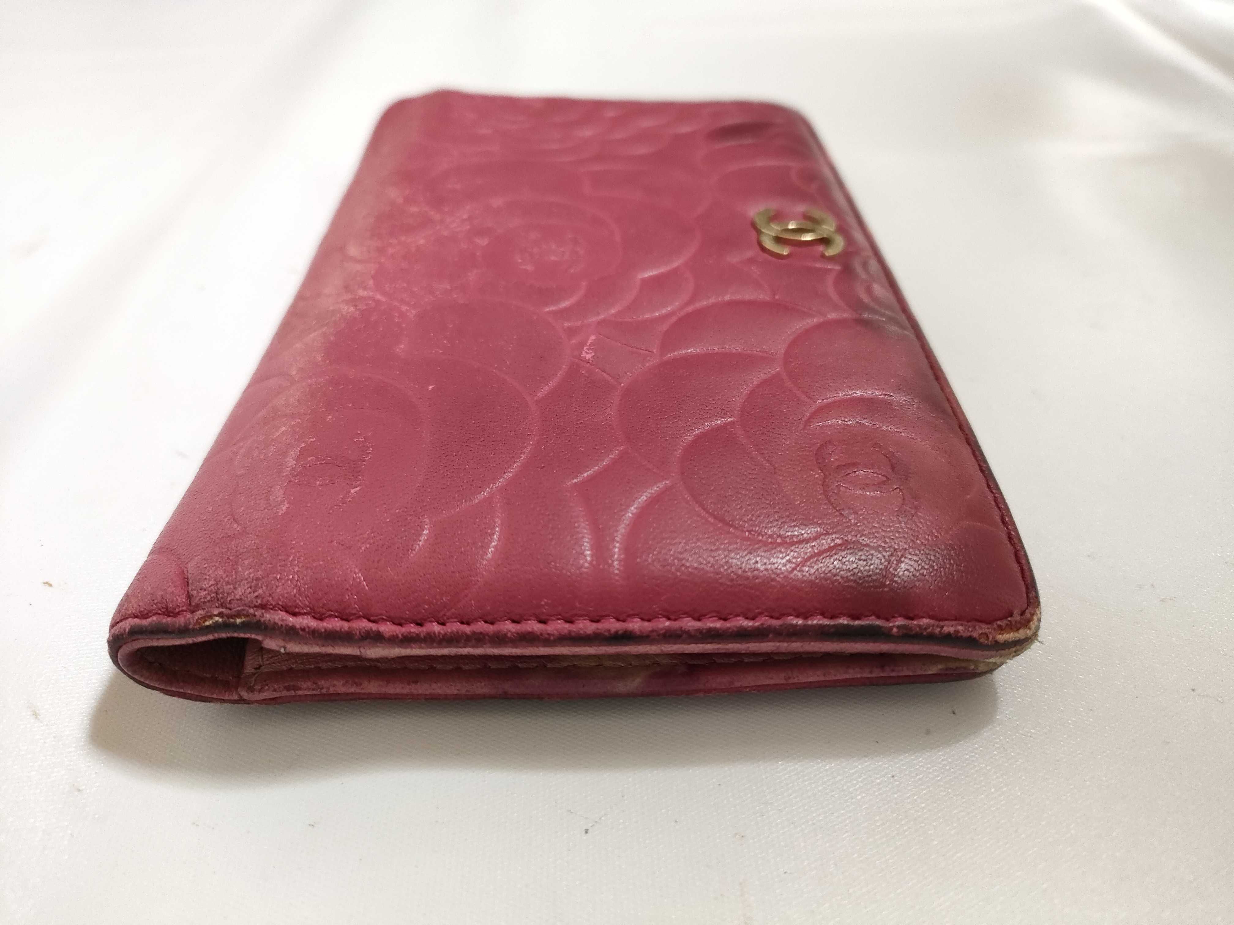 【水曜終了】(10228_0117)CHANEL カメリア カメリア 財布 財布