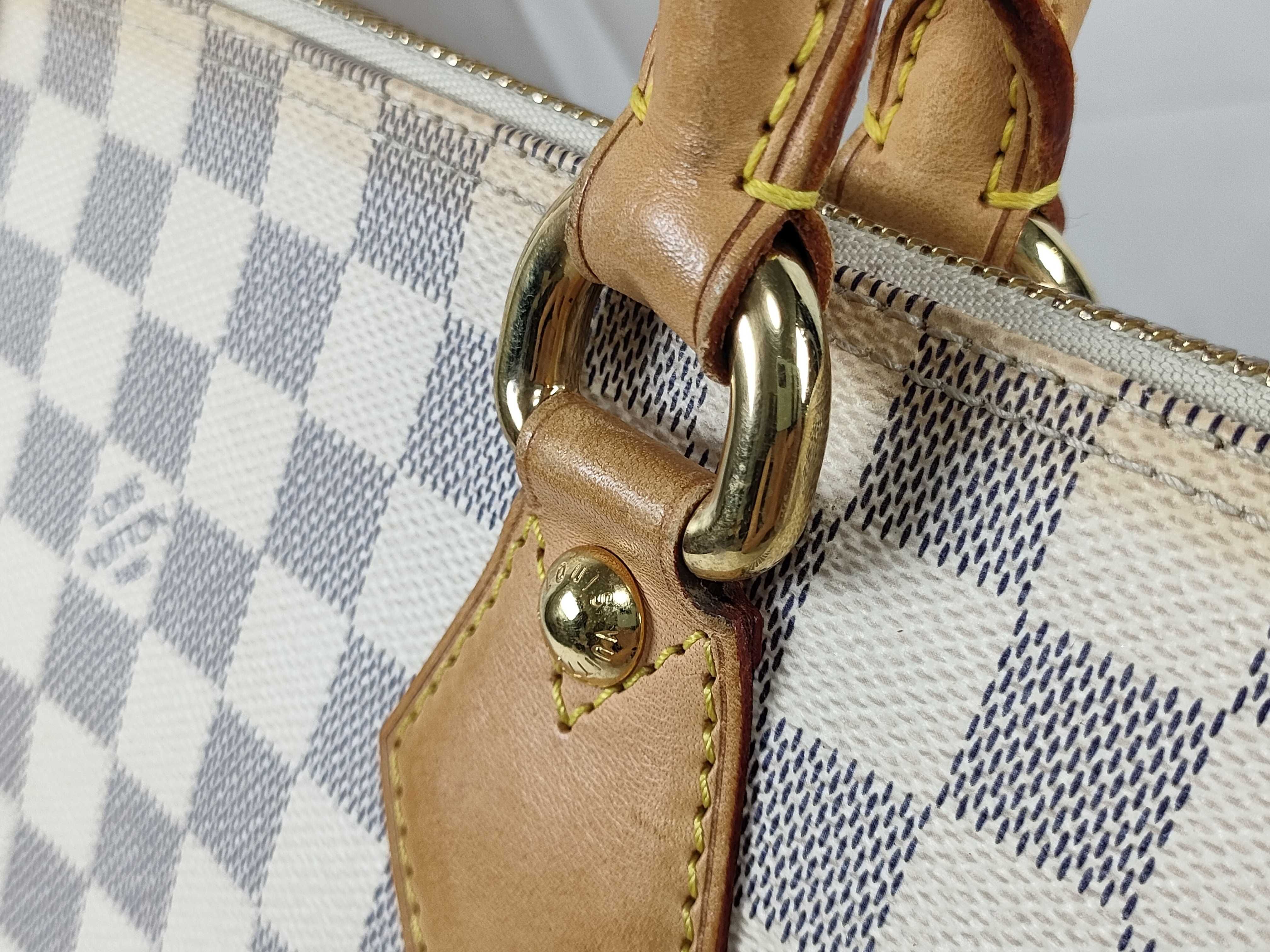 【水曜終了】(10708_0087)LOUIS VUITTON Louis Vuitton ダミエアズール サレヤMM トートバッグ