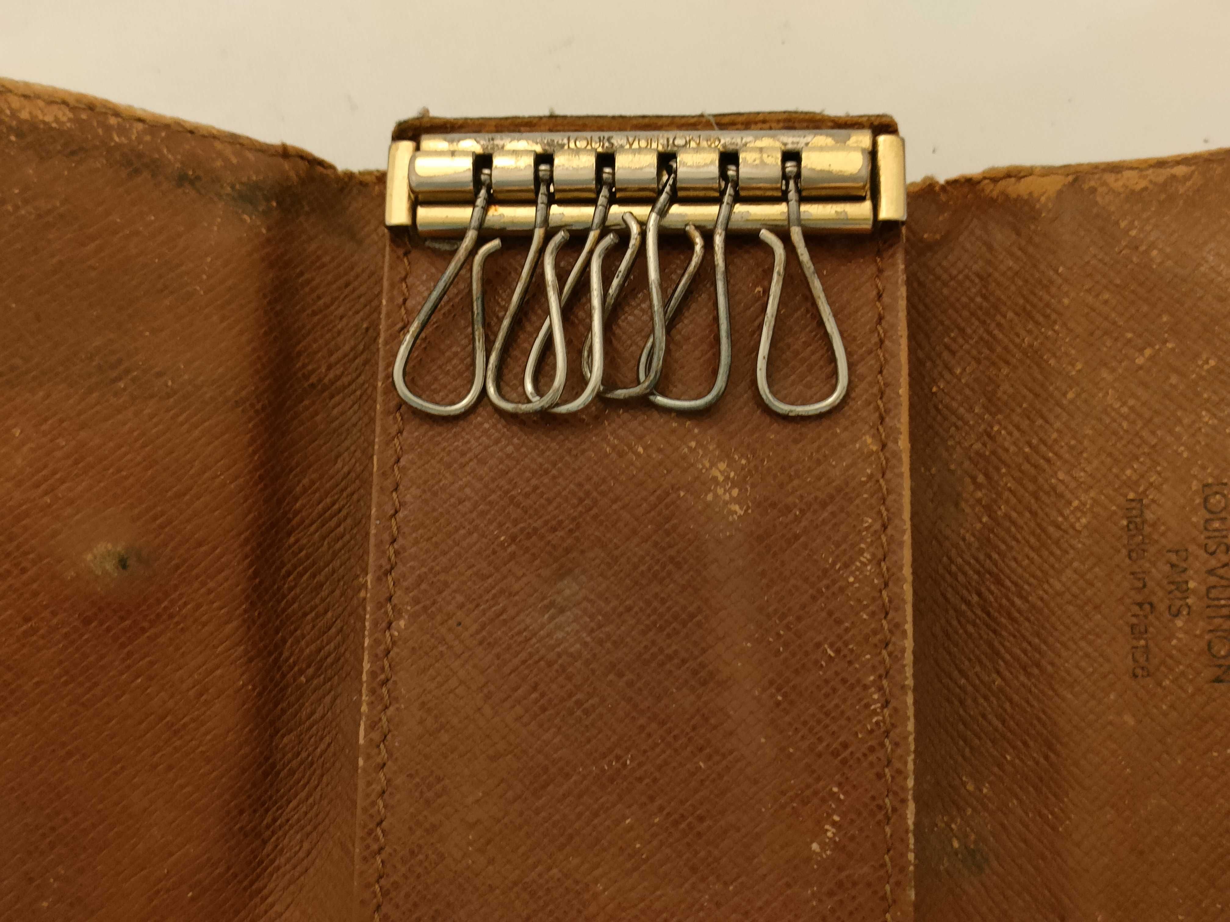 【水曜終了】(10223_0049)LOUIS VUITTON モノグラム ミュルティクレ6/ネームタグ 2点セット キーケース・キーホルダー