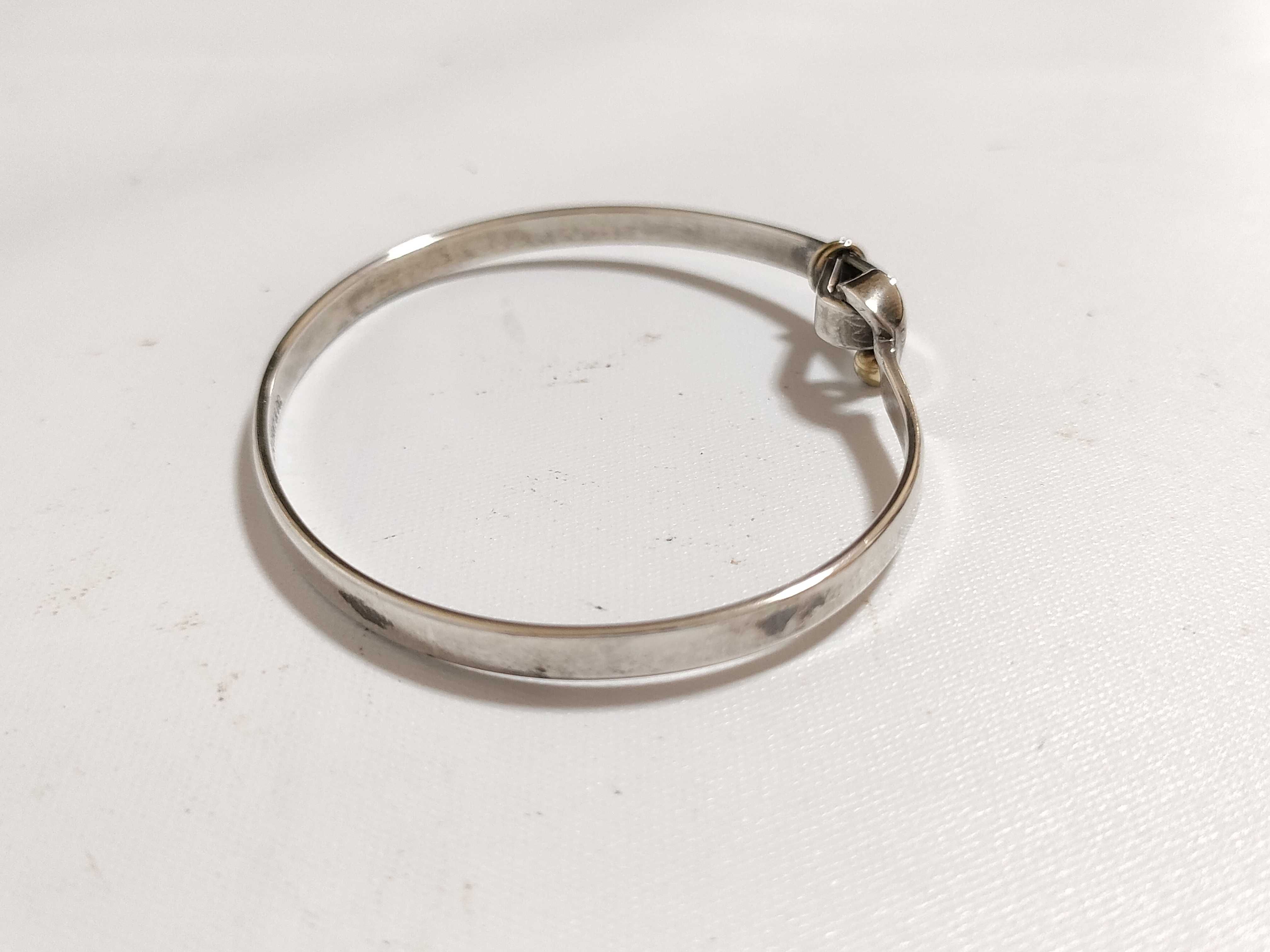 【水曜終了】(10221_0375)Tiffany&Co. フックアンドアイ バングル ブレスレット・バングル