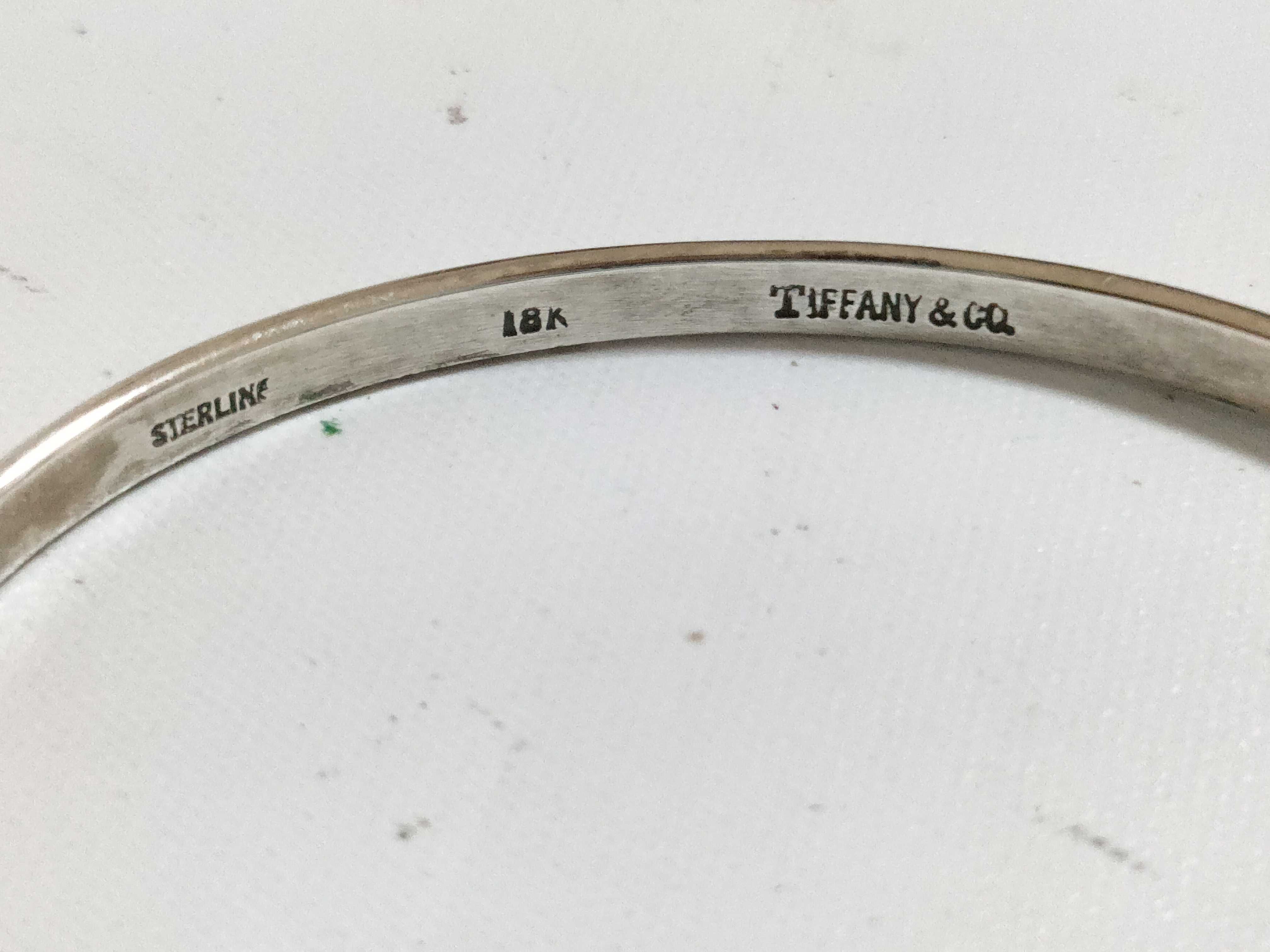 【水曜終了】(10221_0375)Tiffany&Co. フックアンドアイ バングル ブレスレット・バングル