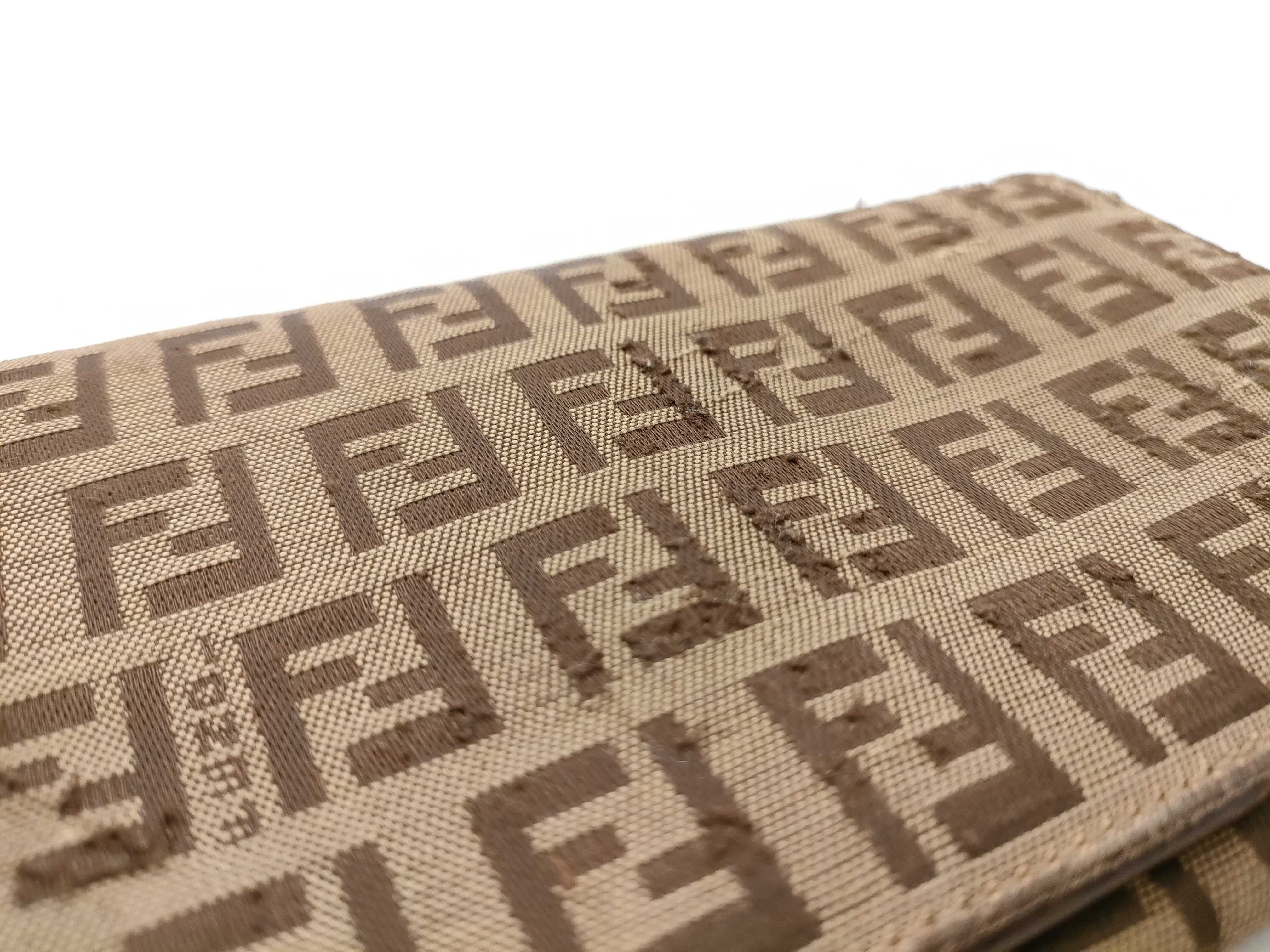 【水曜終了】(10223_0301)FENDI ズッカ柄 ズッカ ズッキーノ 財布 2点 財布