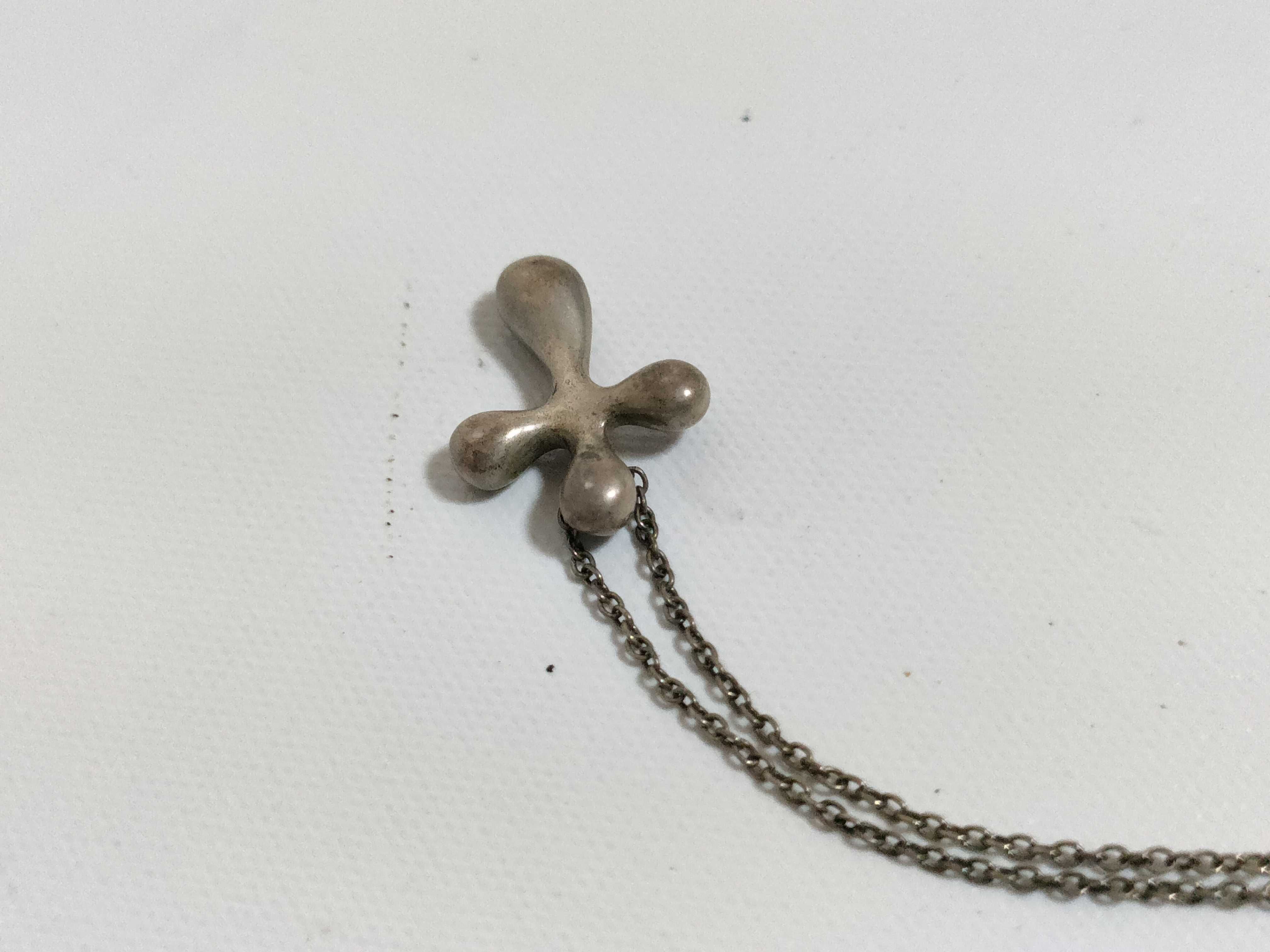 【水曜終了】(10221_0376)Tiffany&Co. 925 ネックレス クロス ネックレス