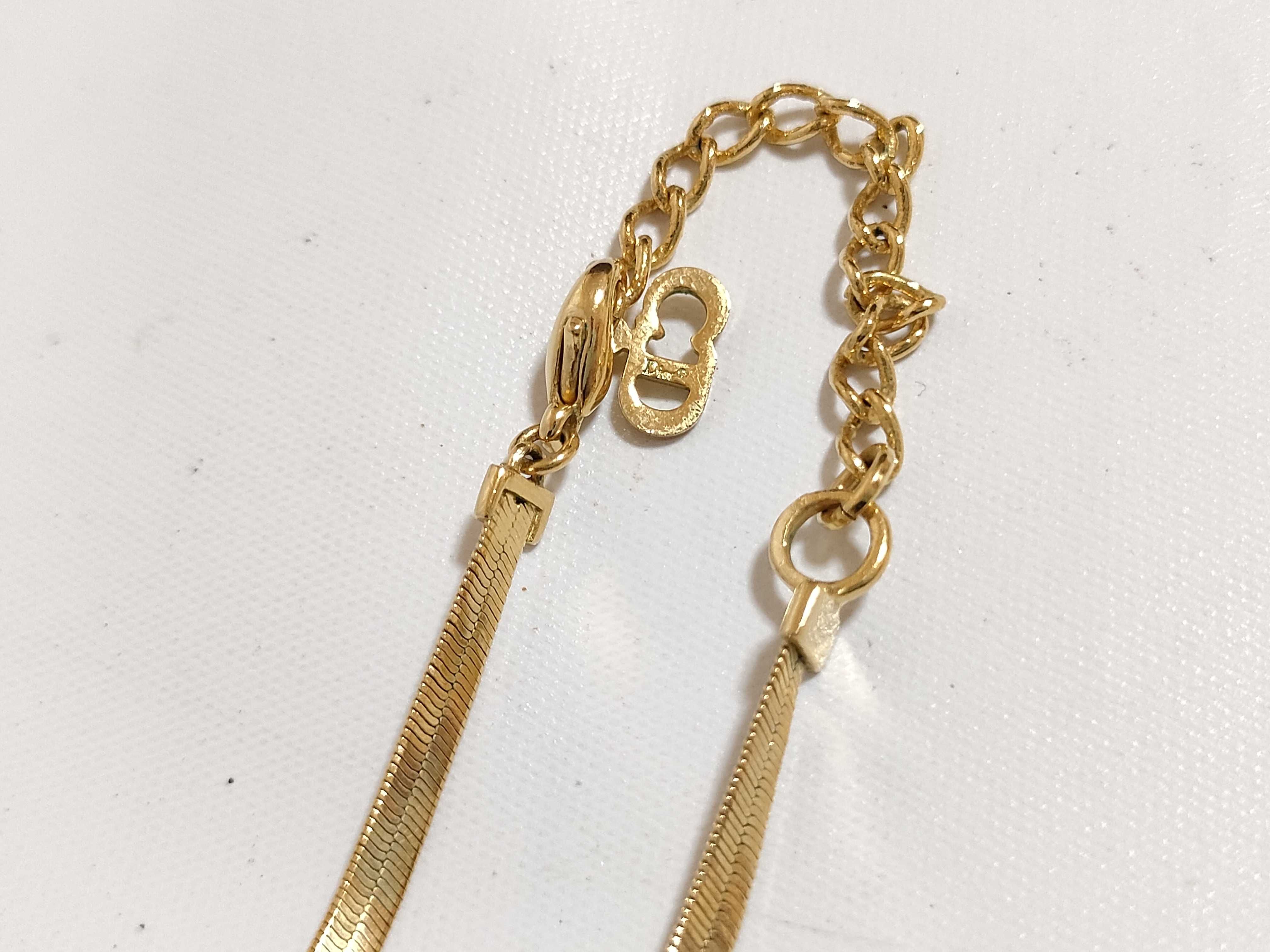 【水曜終了】(10221_0619)Dior ディオール リボンネックレス ネックレス