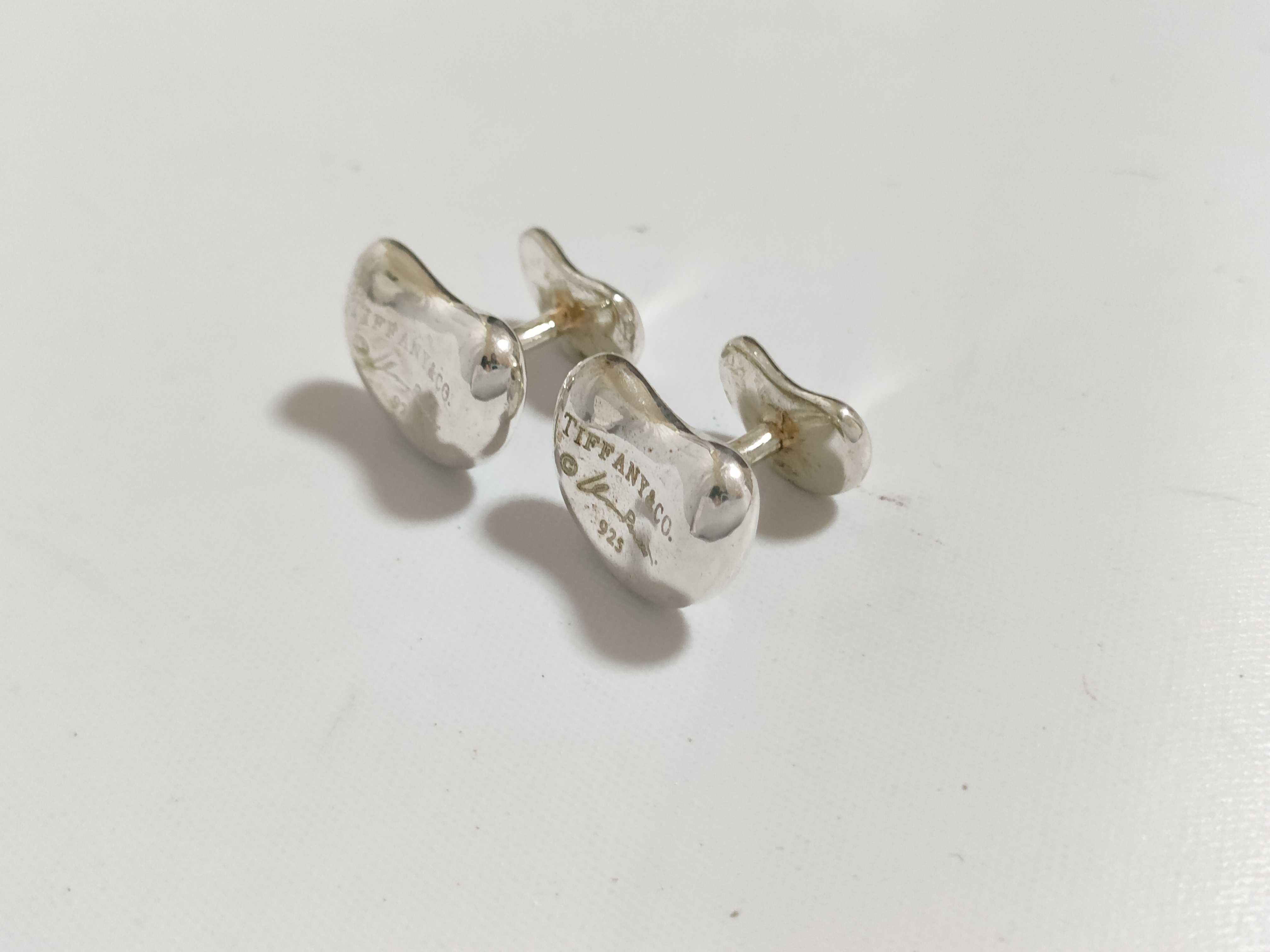 【水曜終了】(10221_0321)Tiffany&Co. ビーン カフス ビーン 925 ネクタイピン・カフス