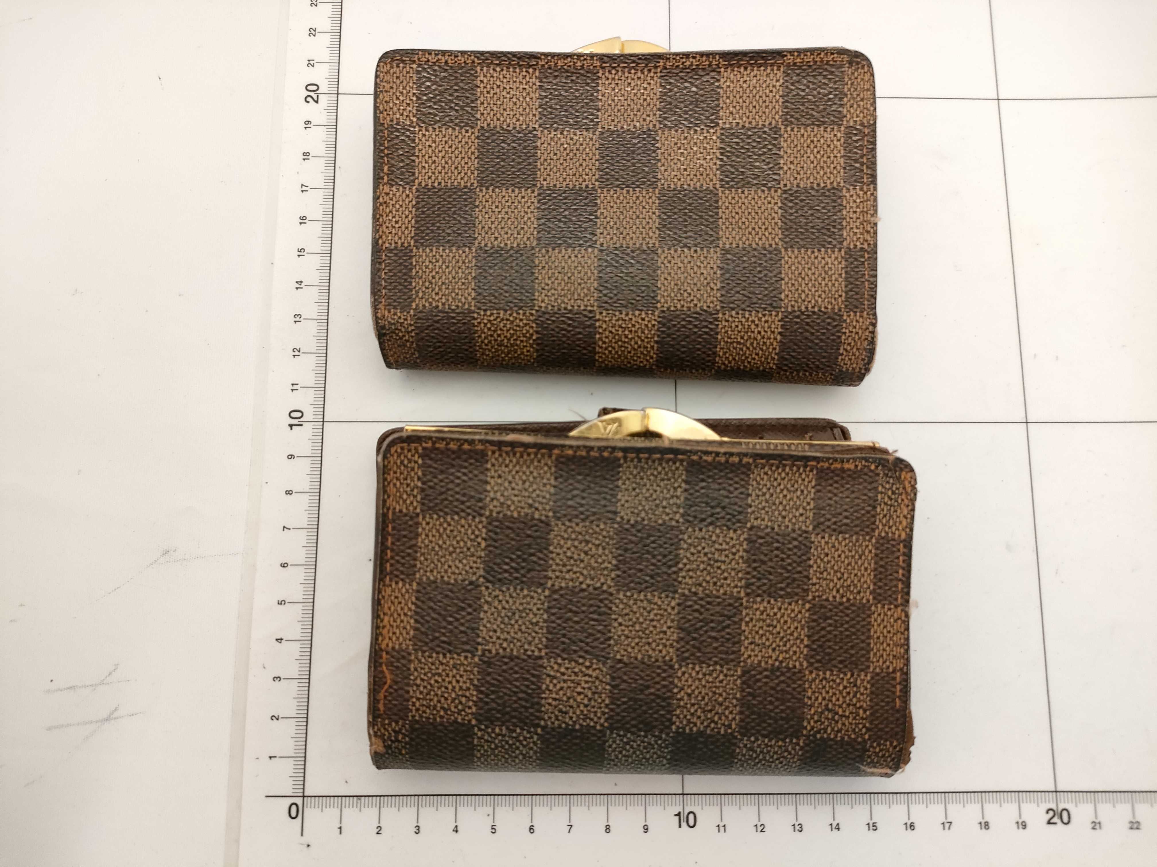 【水曜終了】(10223_0052)LOUIS VUITTON ダミエ ポルトフォイユ ヴィエノワ 2点 セット 財布