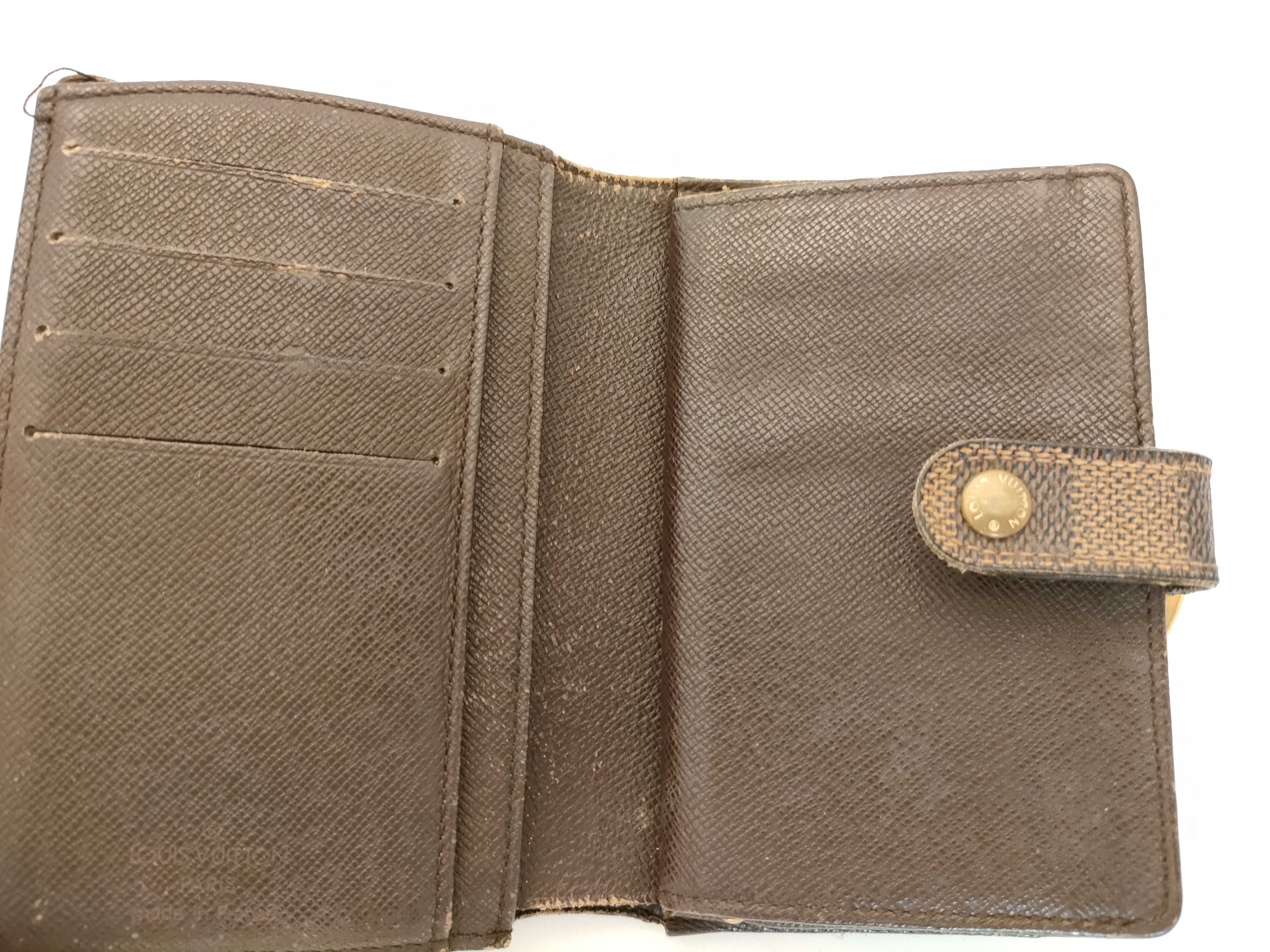 【水曜終了】(10223_0052)LOUIS VUITTON ダミエ ポルトフォイユ ヴィエノワ 2点 セット 財布