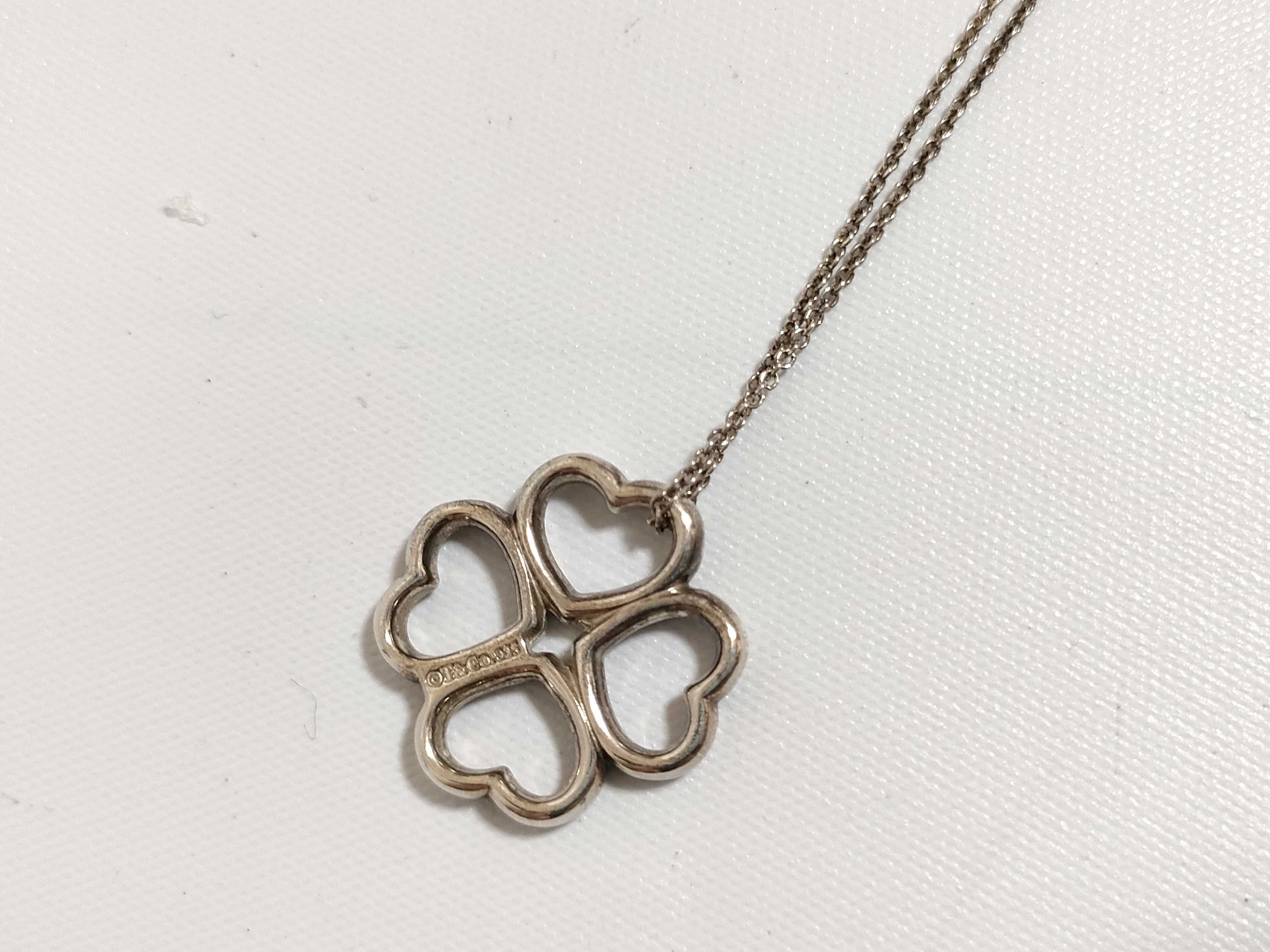 【水曜終了】(10221_0314)Tiffany&Co. クローバーネックレス ネックレス