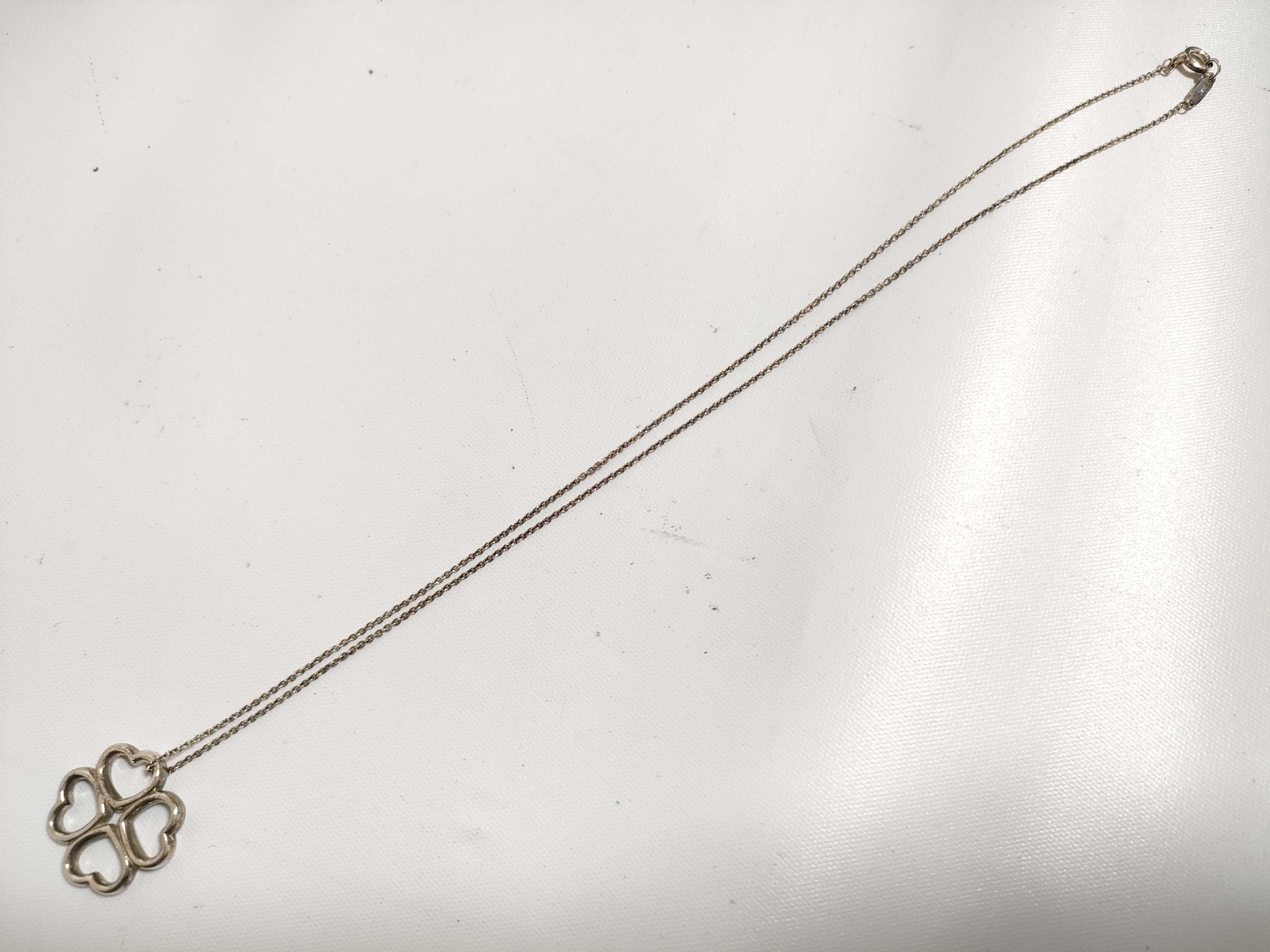 【水曜終了】(10221_0314)Tiffany&Co. クローバーネックレス ネックレス