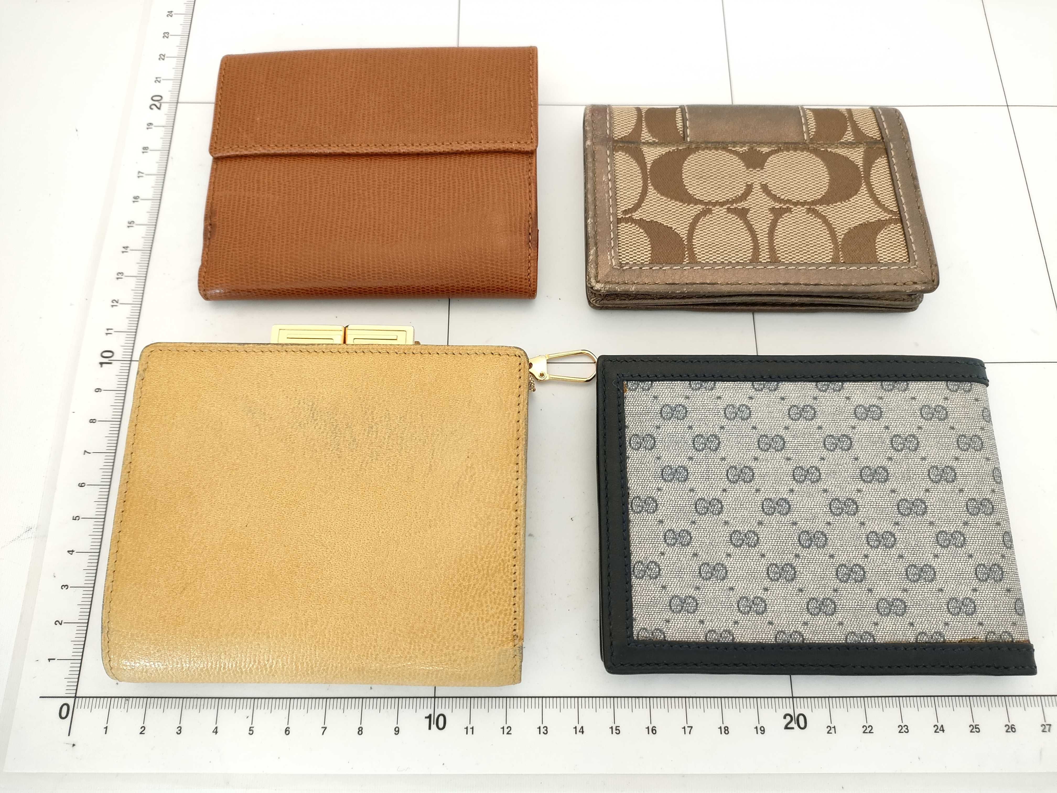 【水曜終了】(10223_0143)GUCCI オールド グッチ/セリーヌ/ジバンシー/コーチ 財布など4点 財布