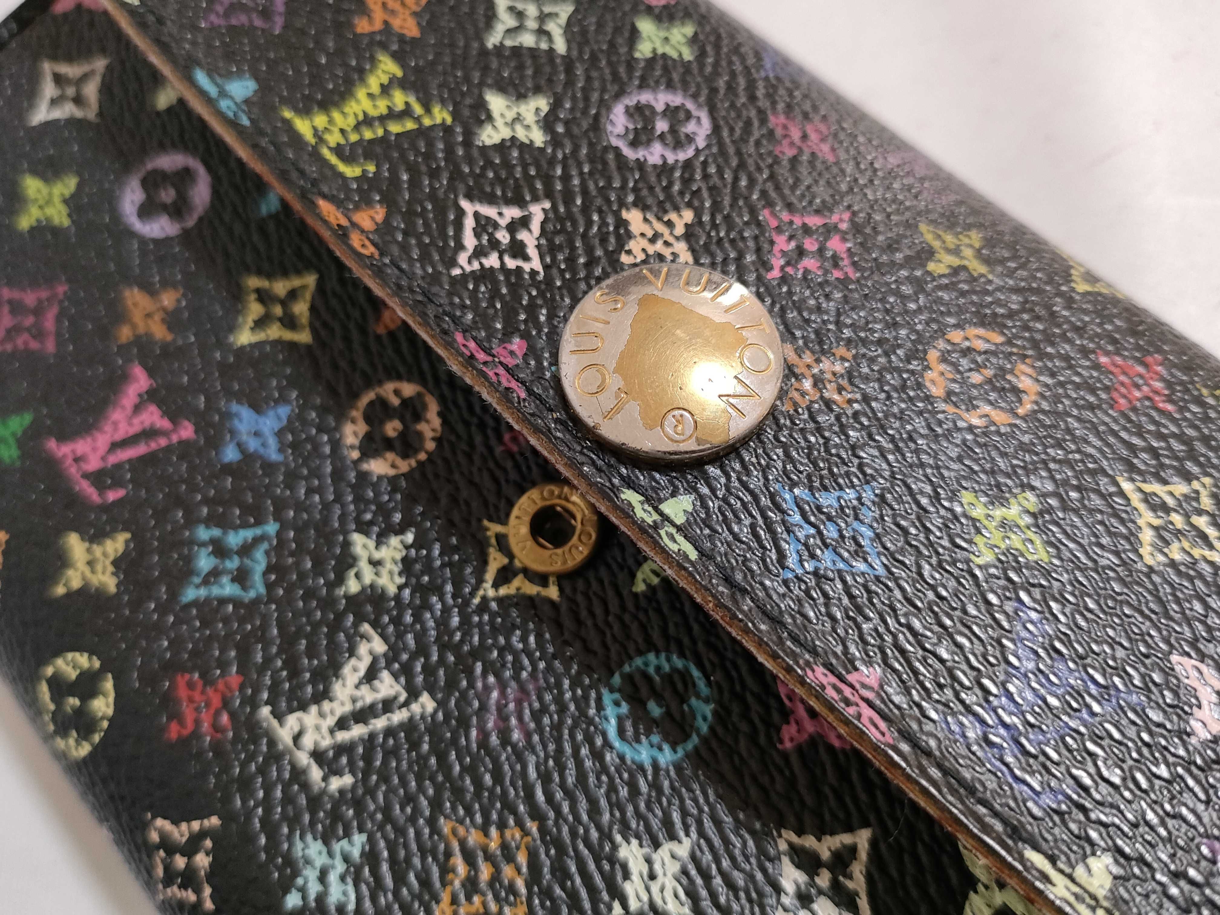 【水曜終了】(10229_0379)LOUIS VUITTON モノグラム マルチカラー ポルトフォイユ サラ 財布