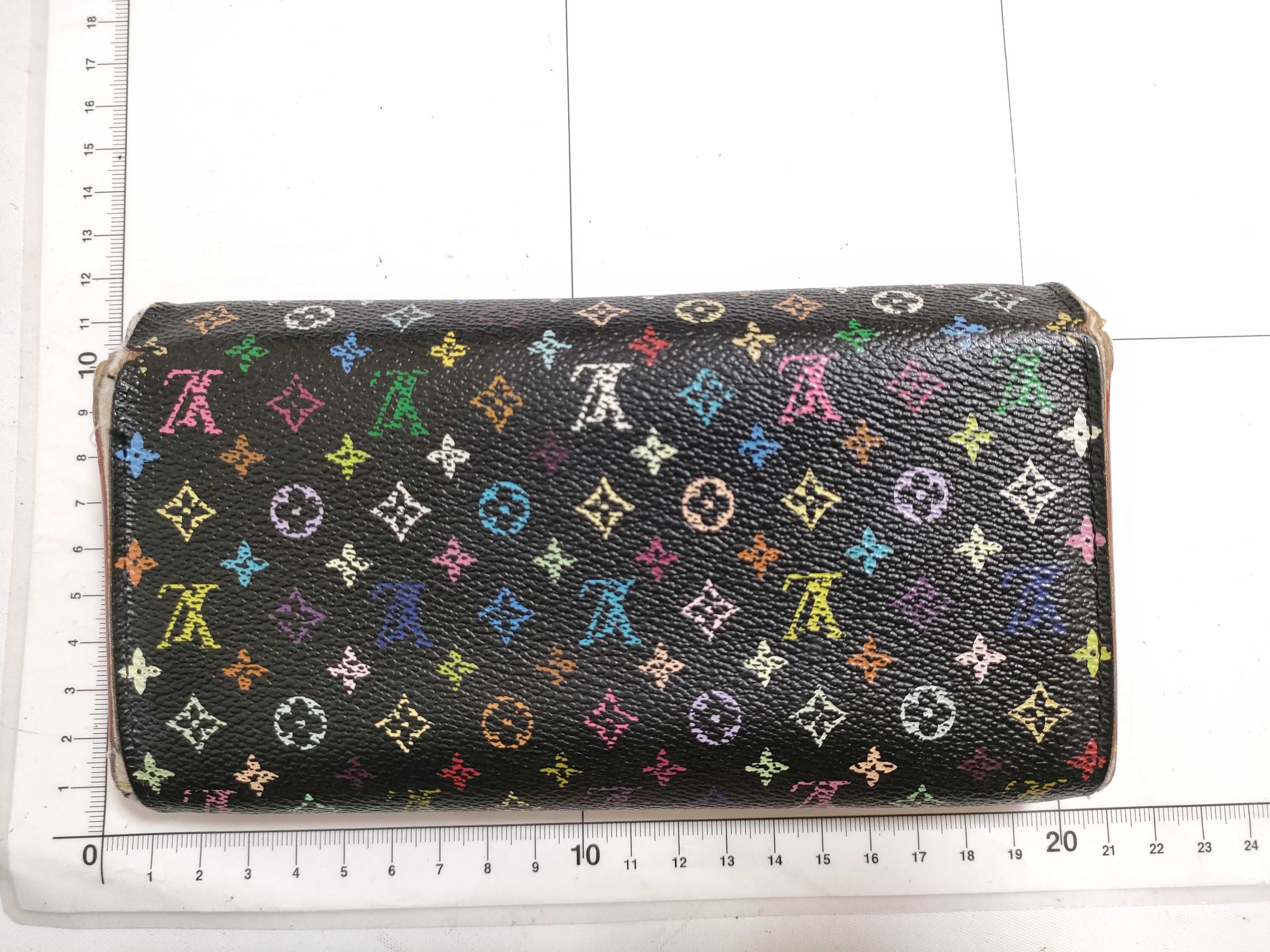 【水曜終了】(10229_0379)LOUIS VUITTON モノグラム マルチカラー ポルトフォイユ サラ 財布