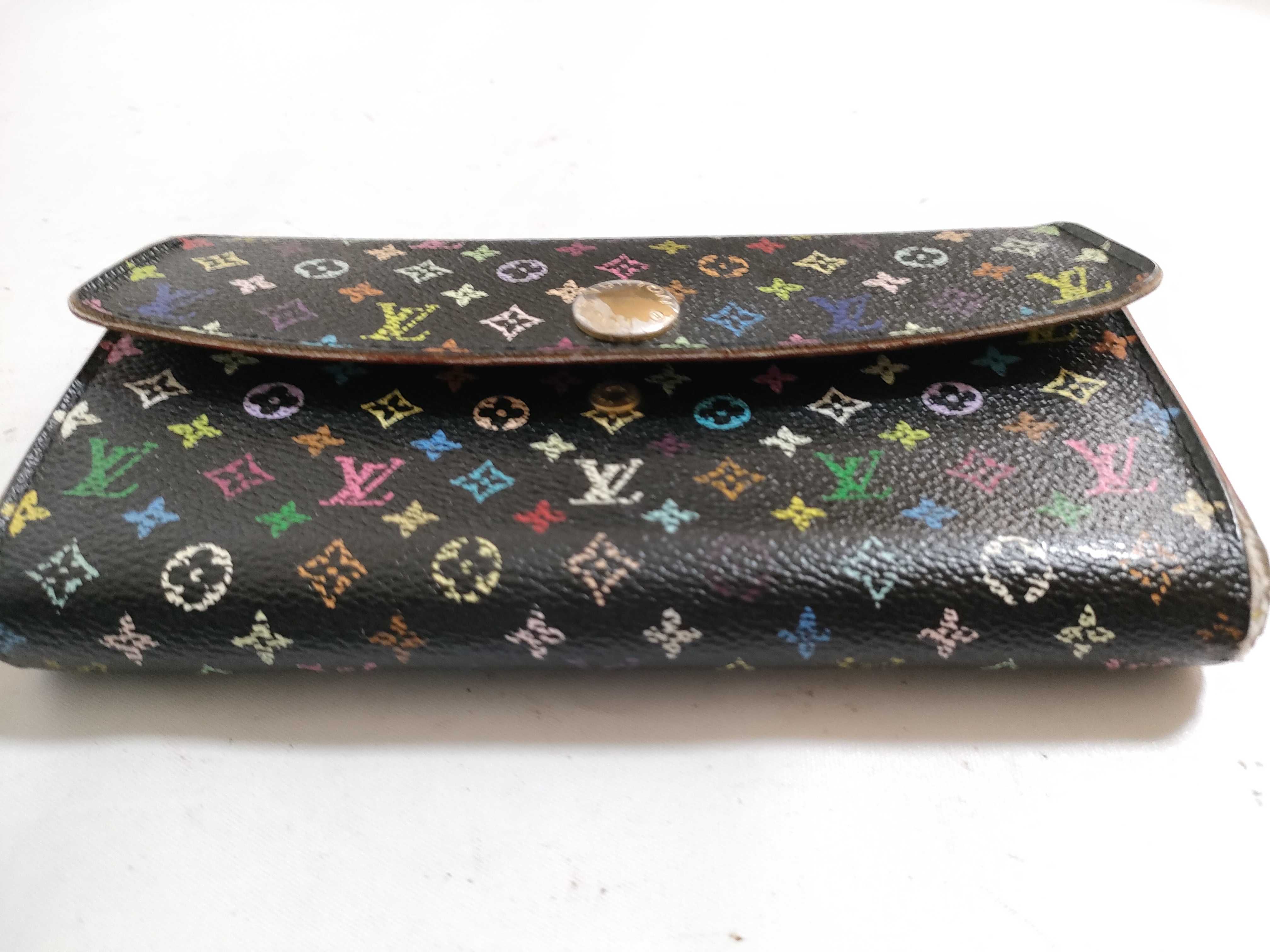 【水曜終了】(10229_0379)LOUIS VUITTON モノグラム マルチカラー ポルトフォイユ サラ 財布
